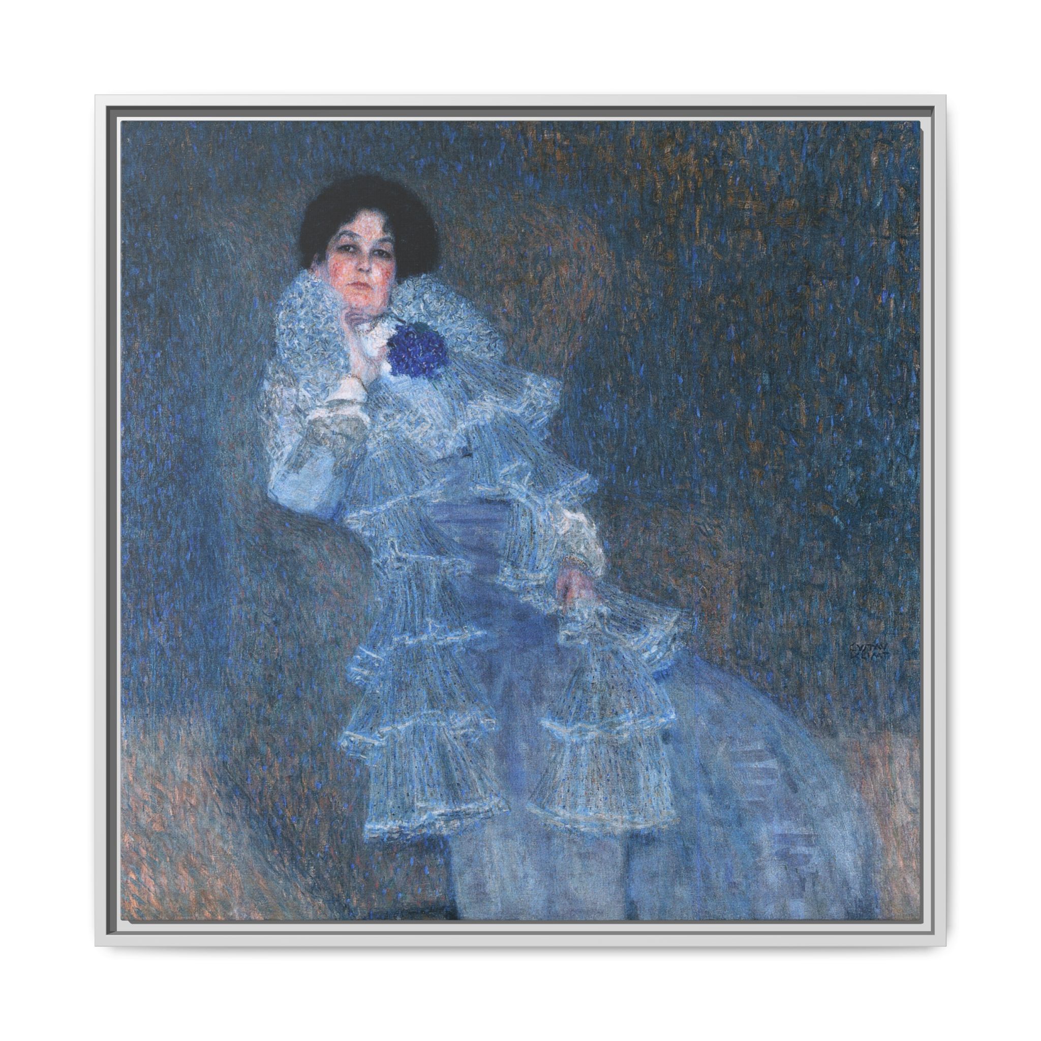 Portrait of Marie Henneberg (1901-1902) Framed Canvas | Gustav Klimt Wall Art