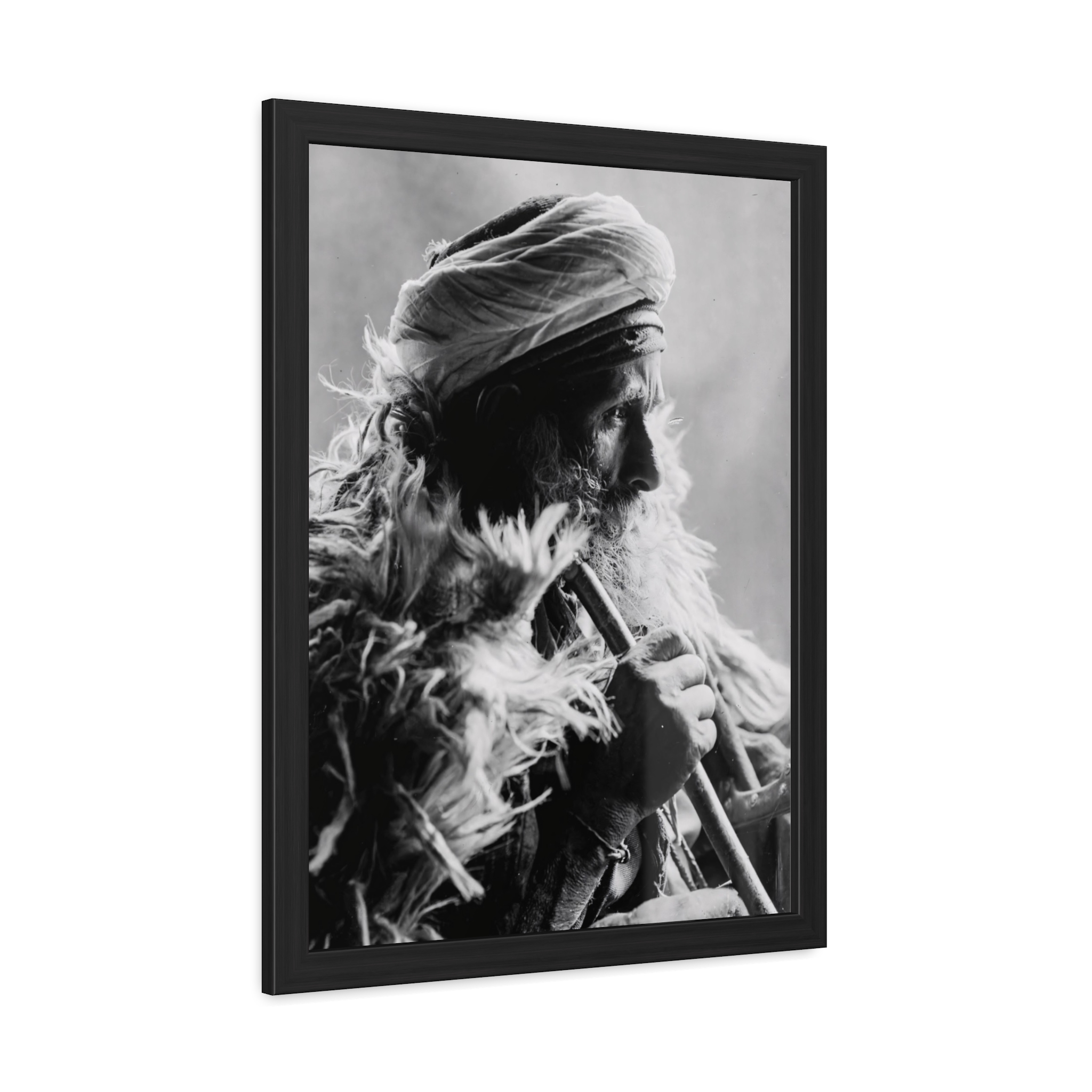 An Elderly Bedouin Man (1890s) Framed Poster | Photo Wall Art