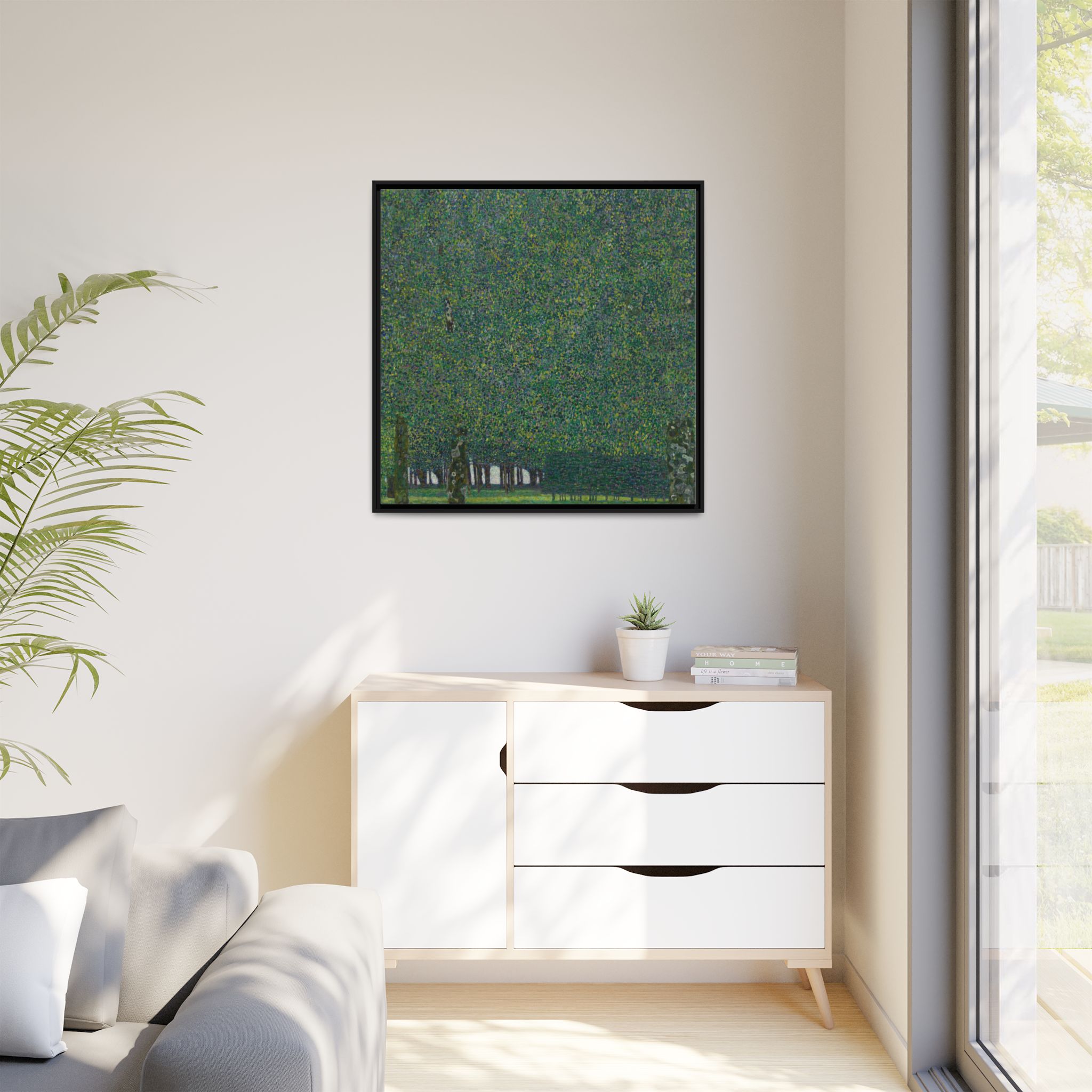 The Park (1909-1910) Framed Canvas | Gustav Klimt Wall Art