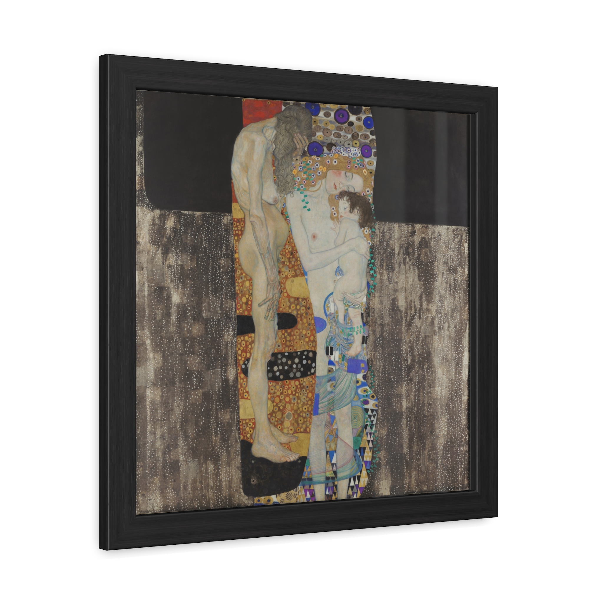 The Three Ages of Woman (1905) Framed Poster | Gustav Klimt Wall Art