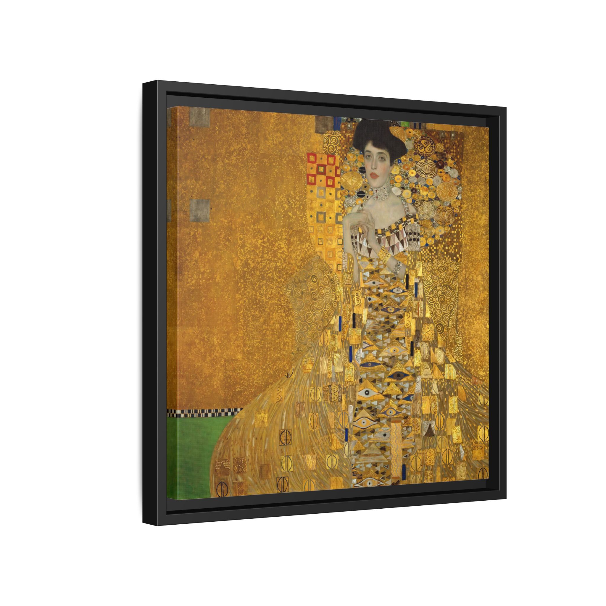 Portrait of Adele Bloch-Bauer I (1907) Framed Canvas | Gustav Klimt Wall Art