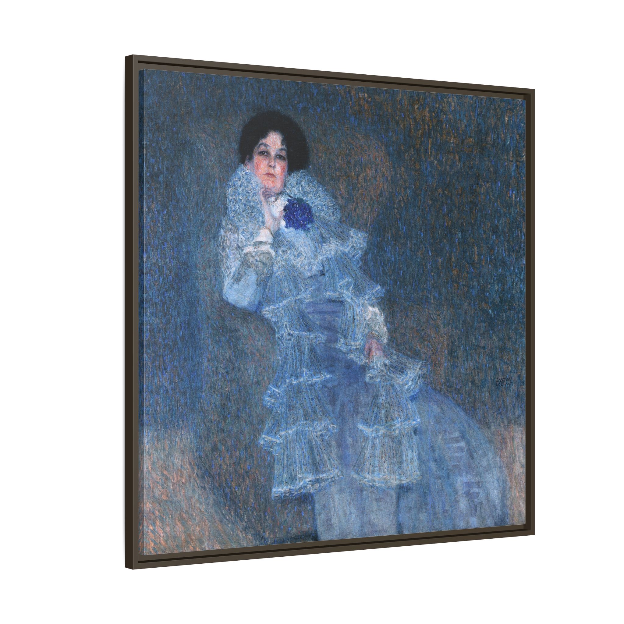Portrait of Marie Henneberg (1901-1902) Framed Canvas | Gustav Klimt Wall Art