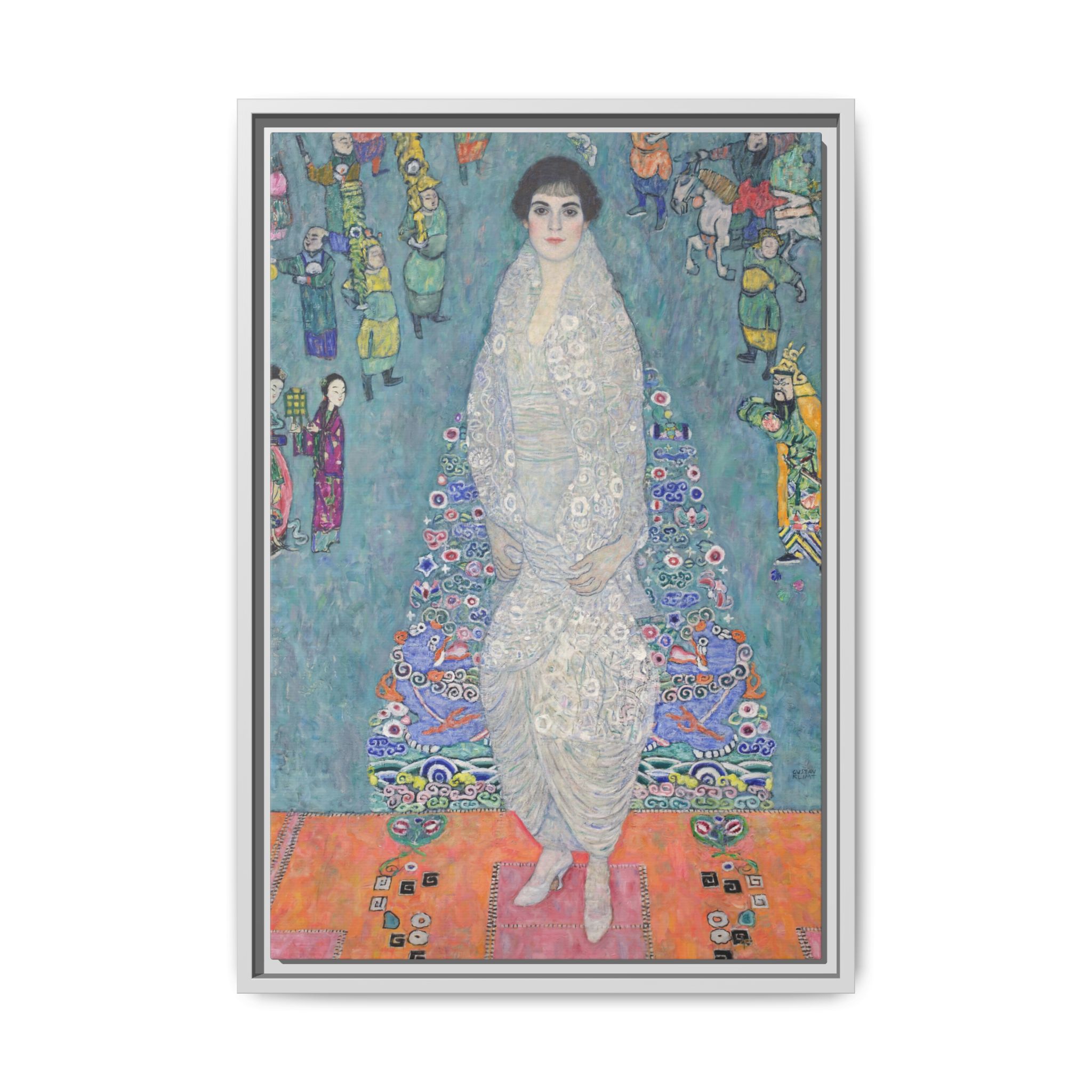 Portrait of Elisabeth Lederer (1914-1916) Framed Canvas | Gustav Klimt Wall Art