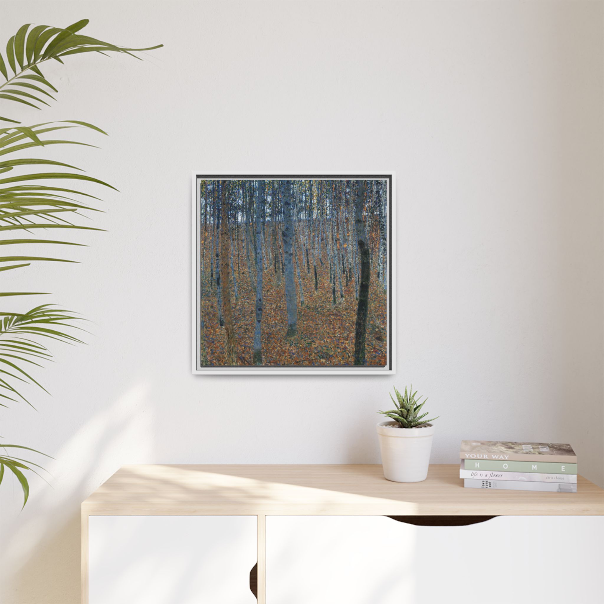 Beech Grove I (1902-1903) Framed Canvas | Gustav Klimt Wall Art