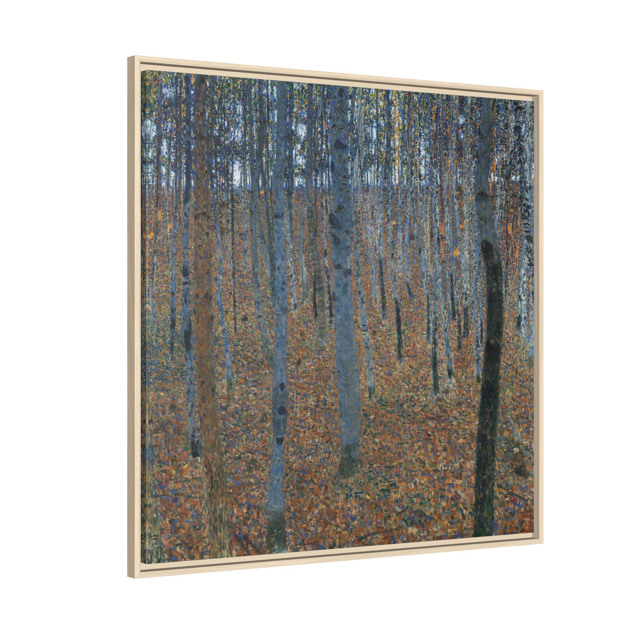Beech Grove I (1902-1903) Framed Canvas | Gustav Klimt Wall Art