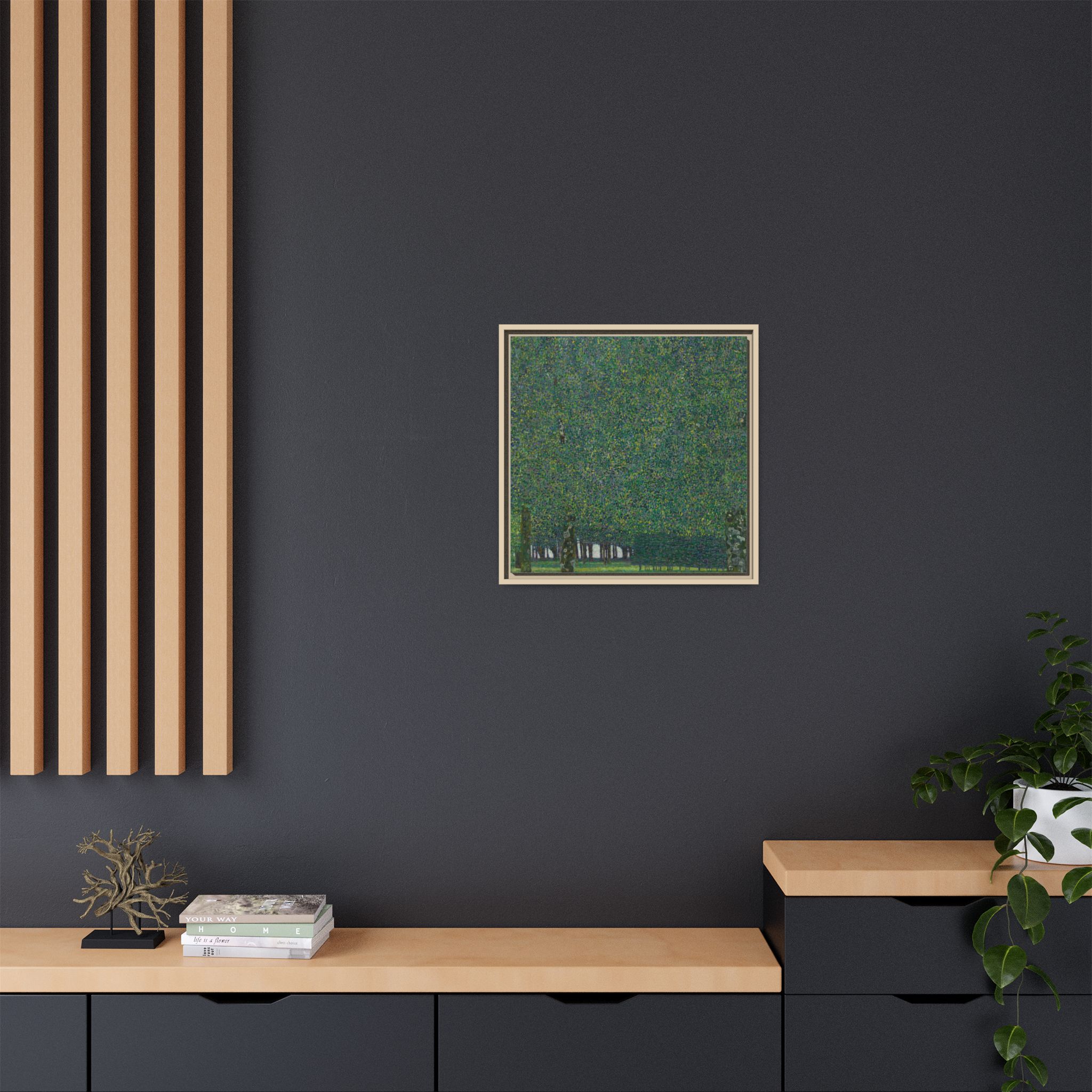 The Park (1909-1910) Framed Canvas | Gustav Klimt Wall Art