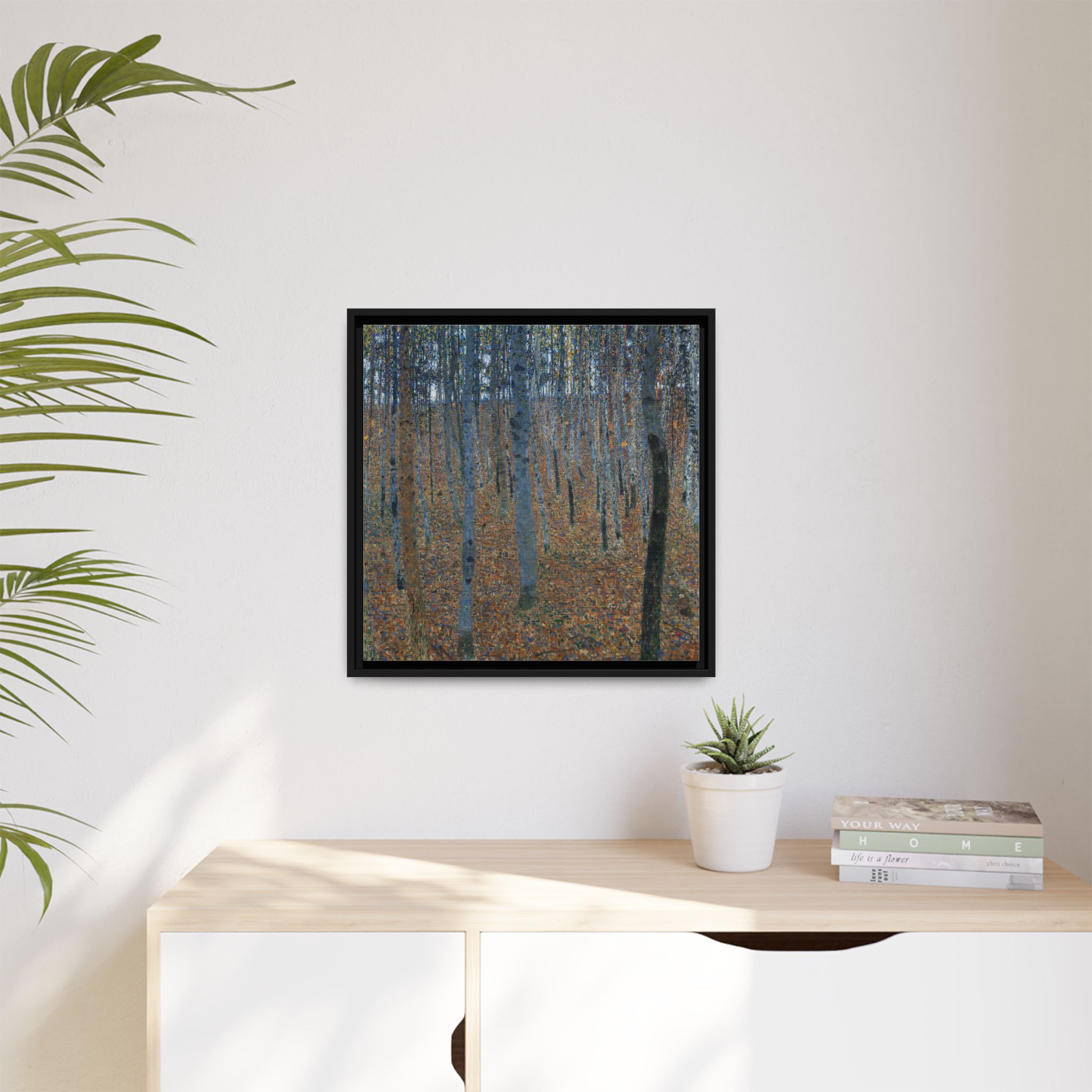 Beech Grove I (1902-1903) Framed Canvas | Gustav Klimt Wall Art