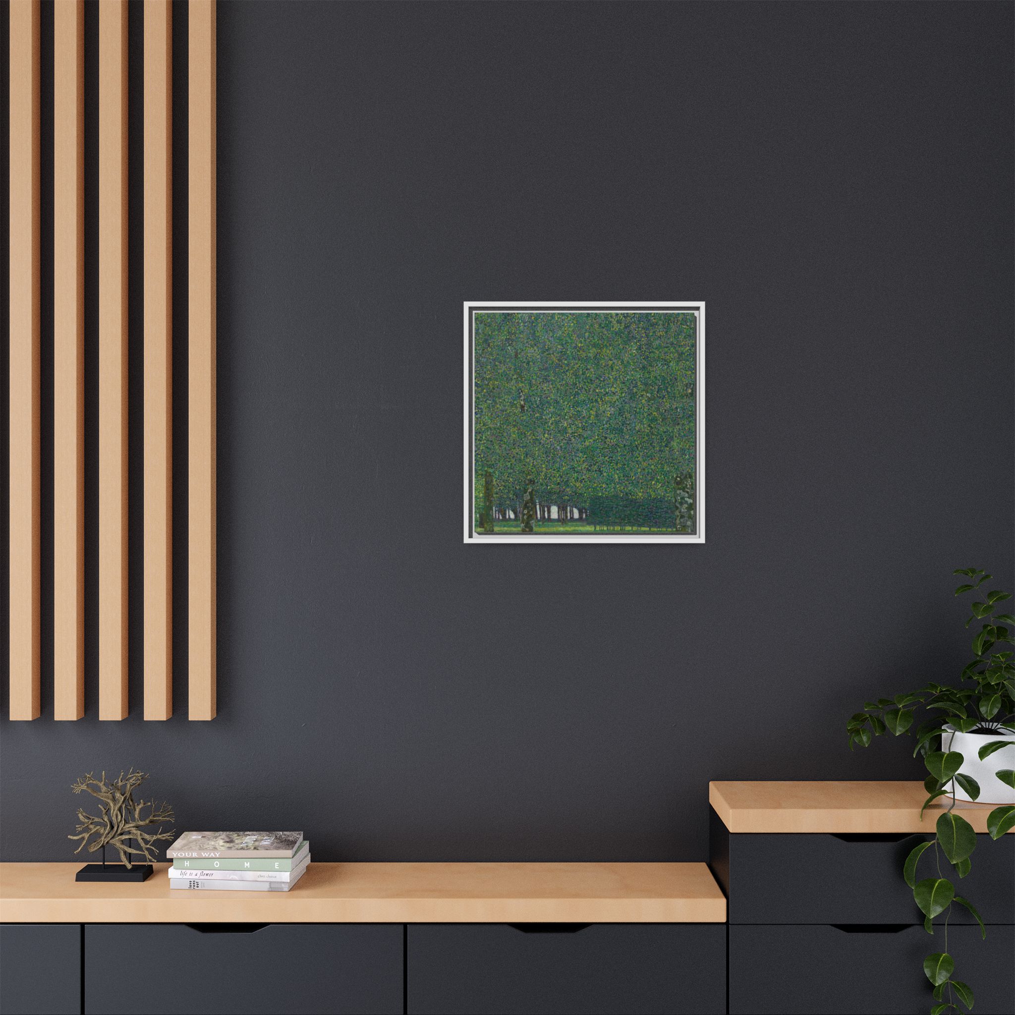 The Park (1909-1910) Framed Canvas | Gustav Klimt Wall Art
