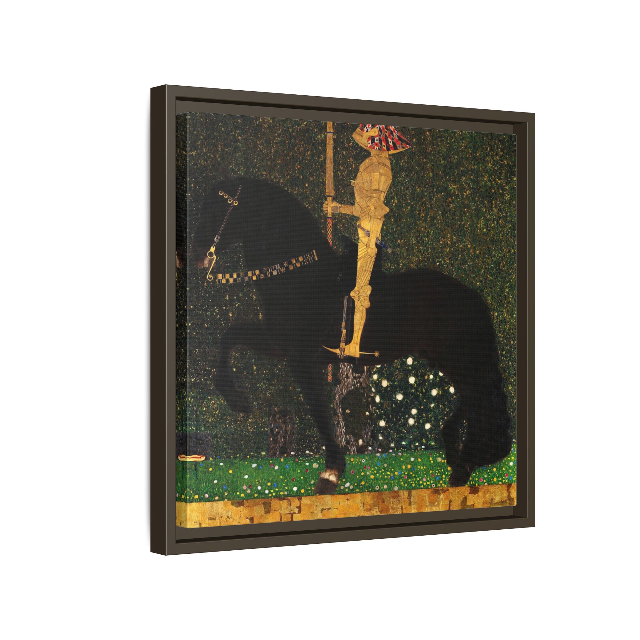 Life is a Struggle (Golden Rider) (1903) Framed Canvas | Gustav Klimt Wall Art