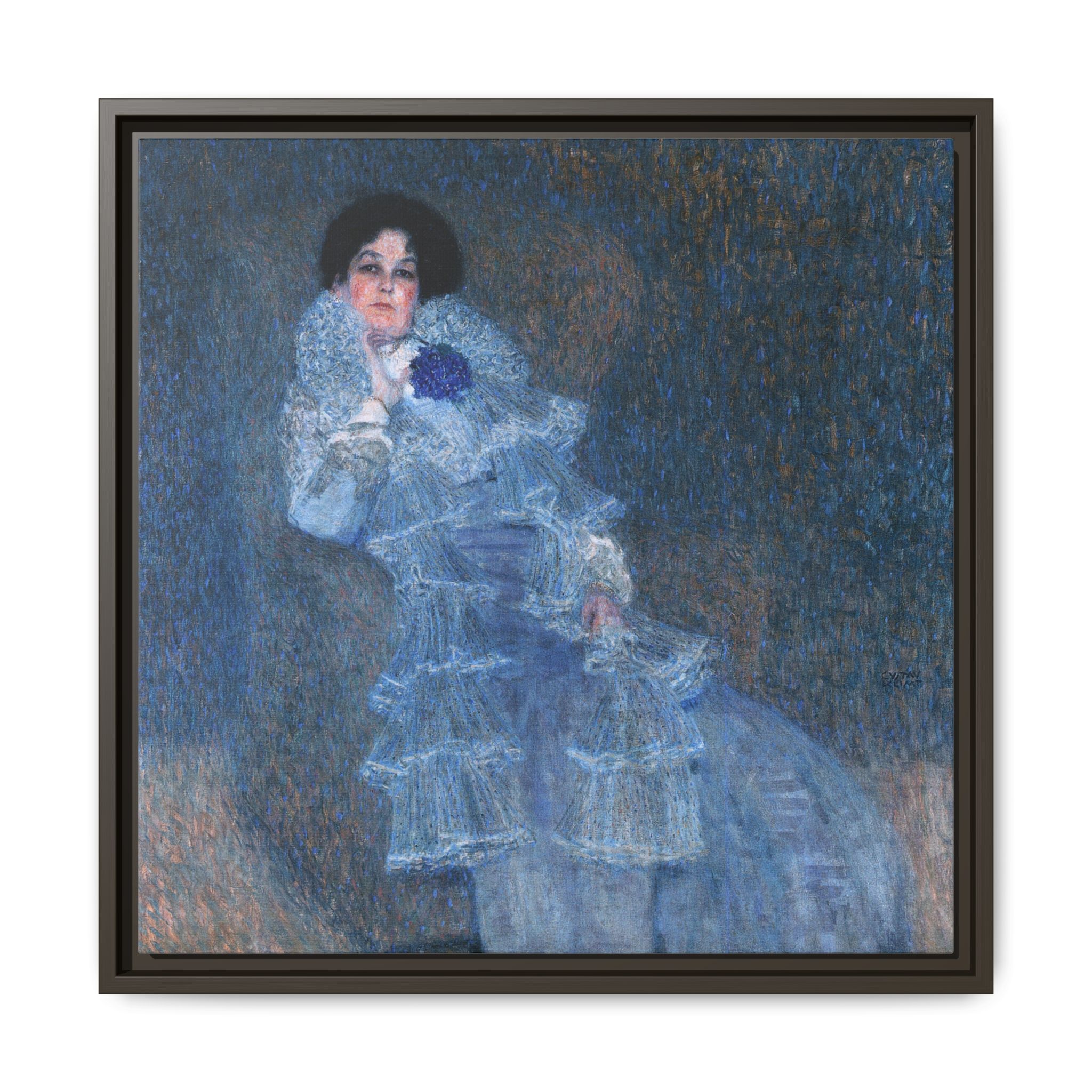 Portrait of Marie Henneberg (1901-1902) Framed Canvas | Gustav Klimt Wall Art