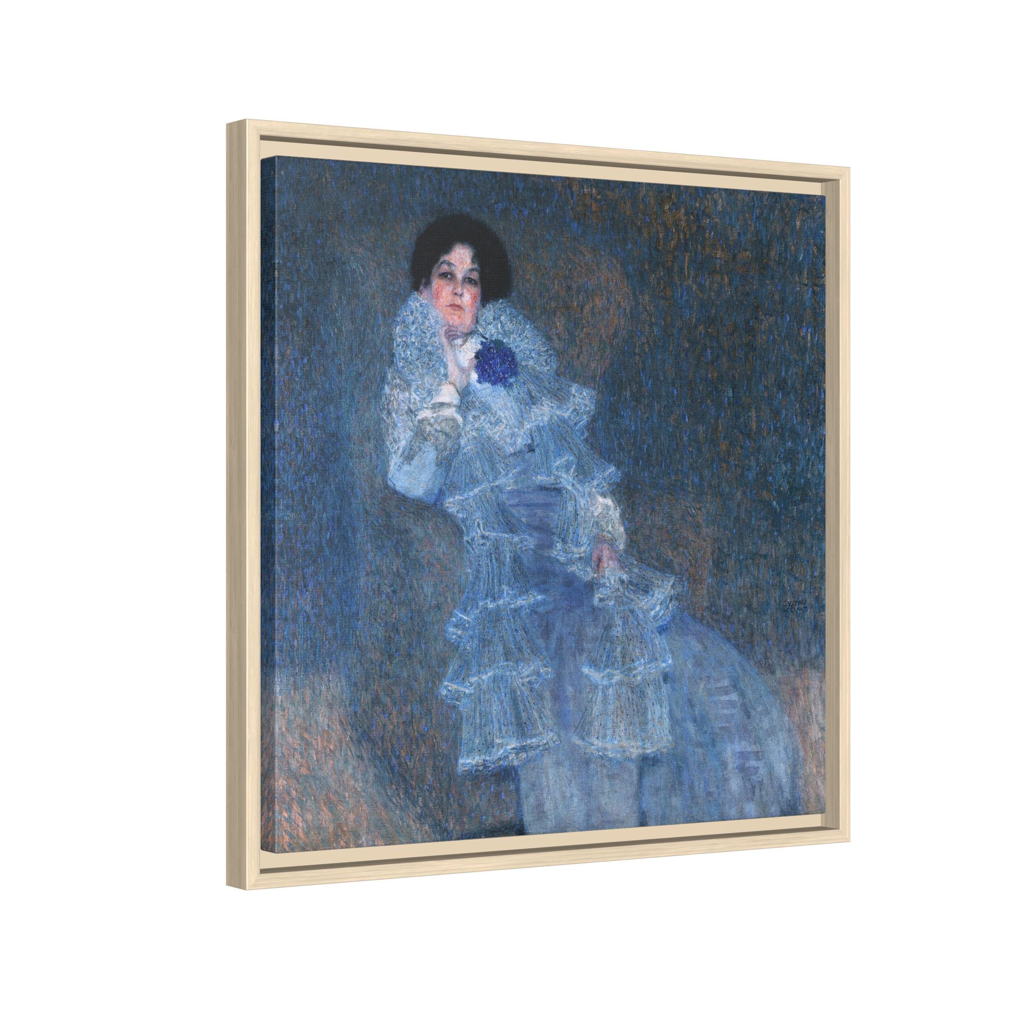 Portrait of Marie Henneberg (1901-1902) Framed Canvas | Gustav Klimt Wall Art
