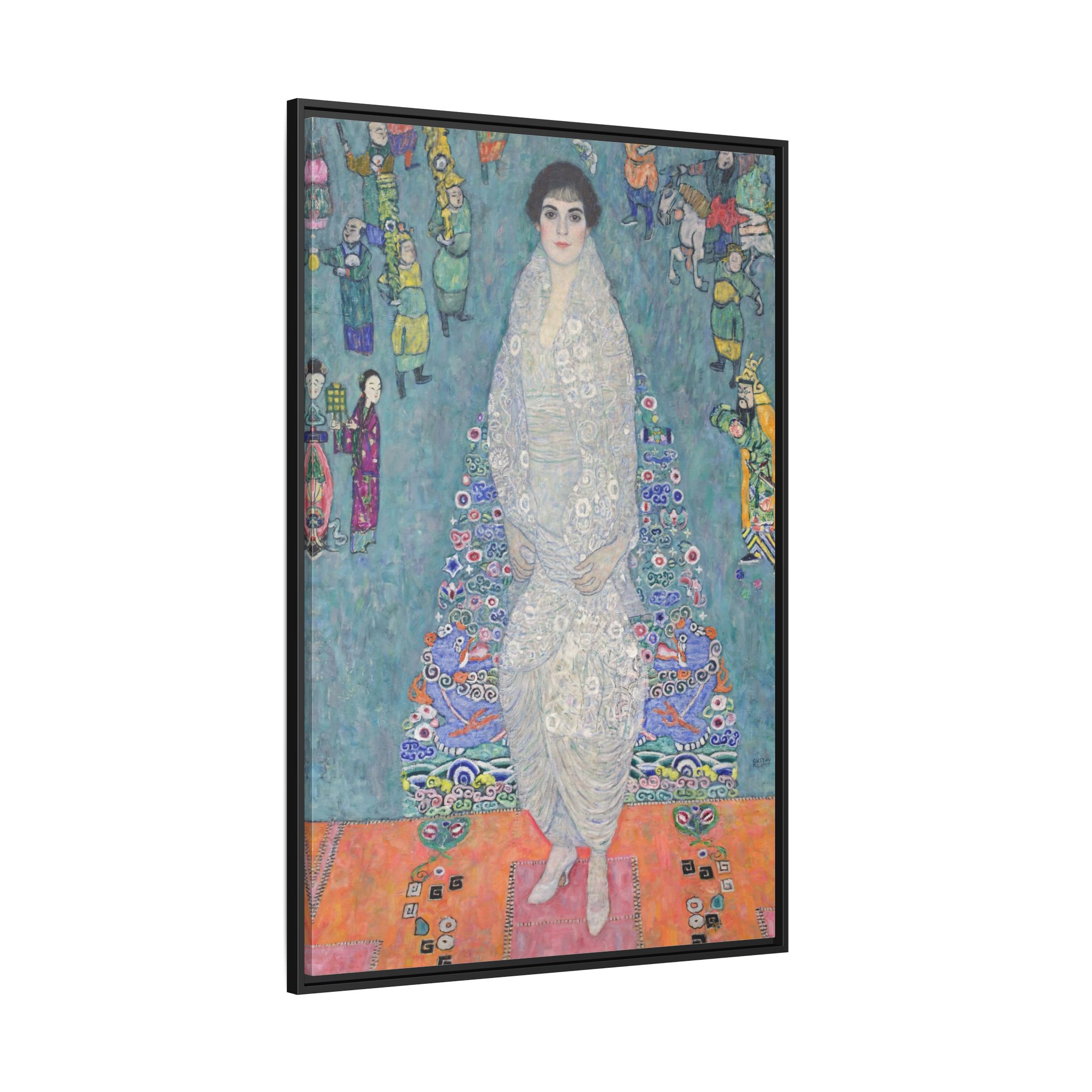 Portrait of Elisabeth Lederer (1914-1916) Framed Canvas | Gustav Klimt Wall Art