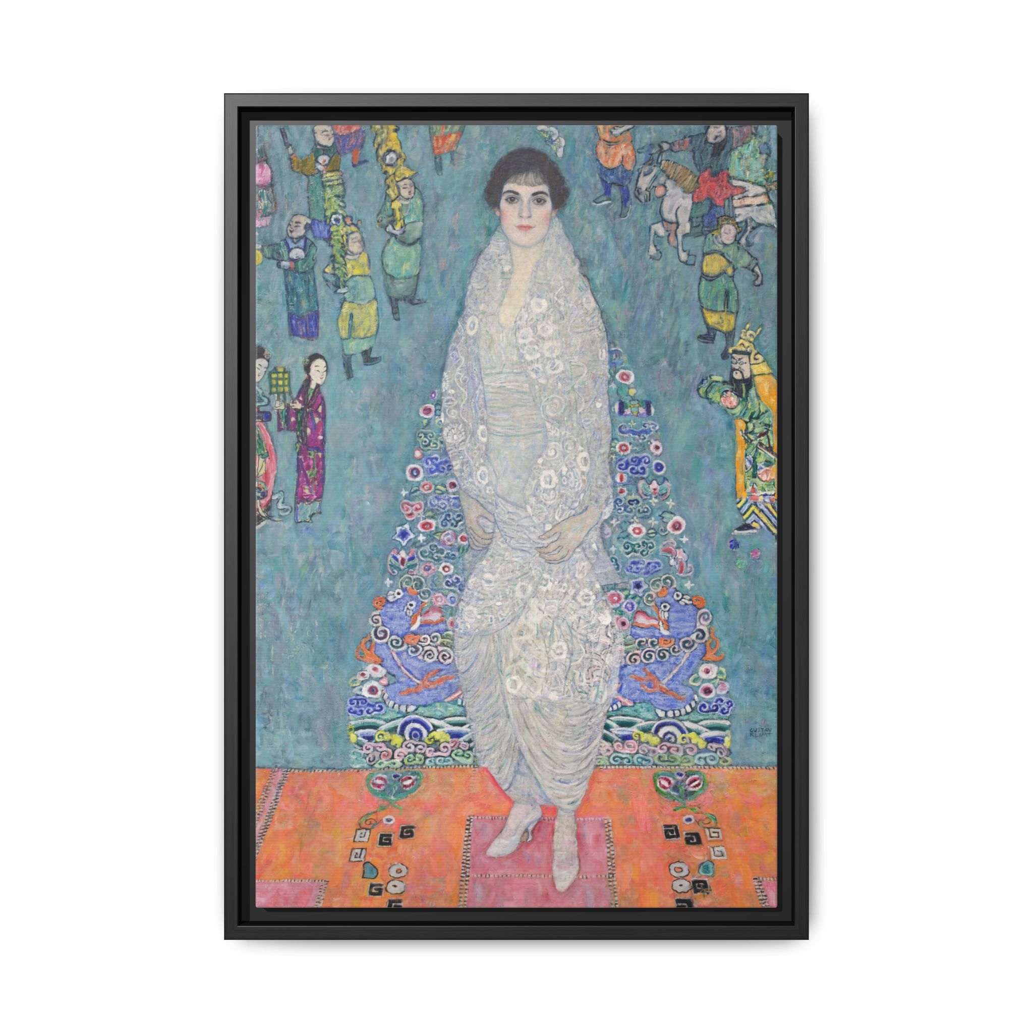Portrait of Elisabeth Lederer (1914-1916) Framed Canvas | Gustav Klimt Wall Art