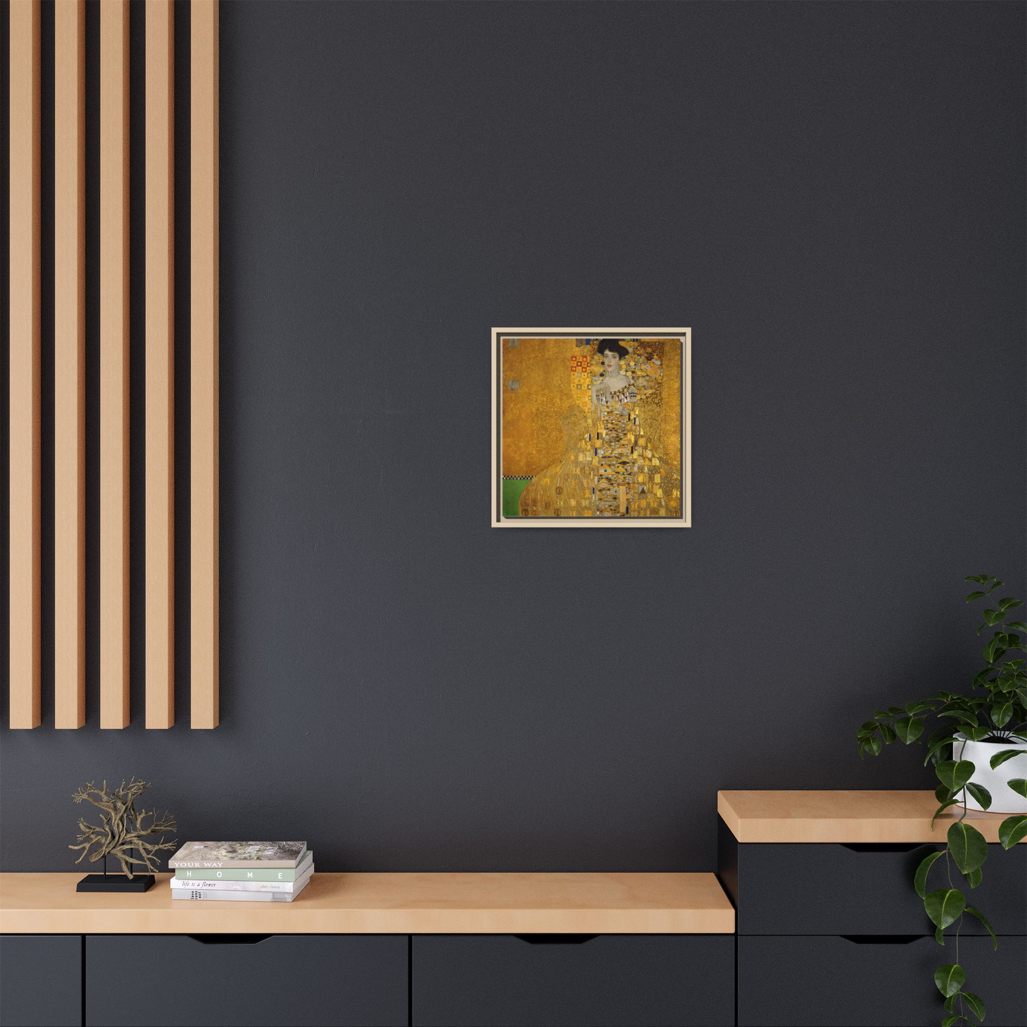 Portrait of Adele Bloch-Bauer I (1907) Framed Canvas | Gustav Klimt Wall Art