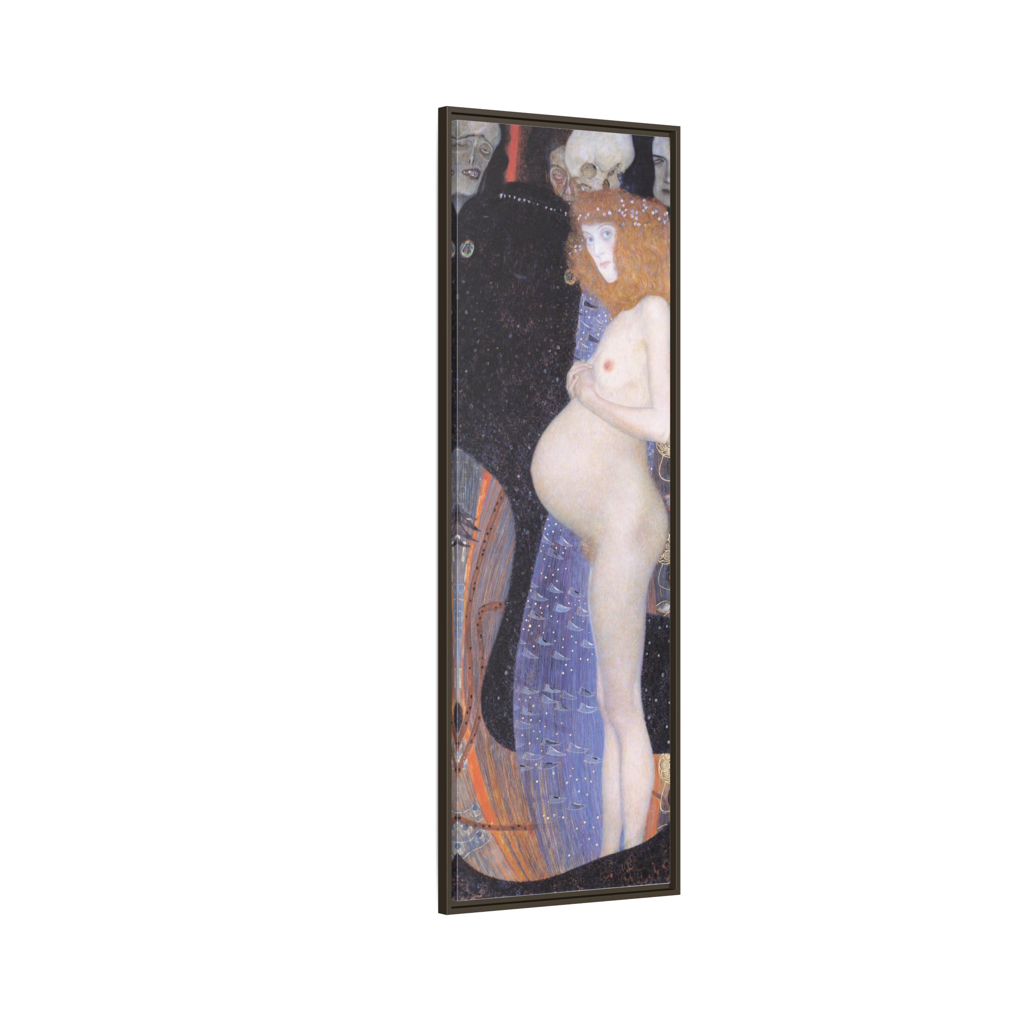 Hope I (1903) Framed Canvas | Gustav Klimt Wall Art