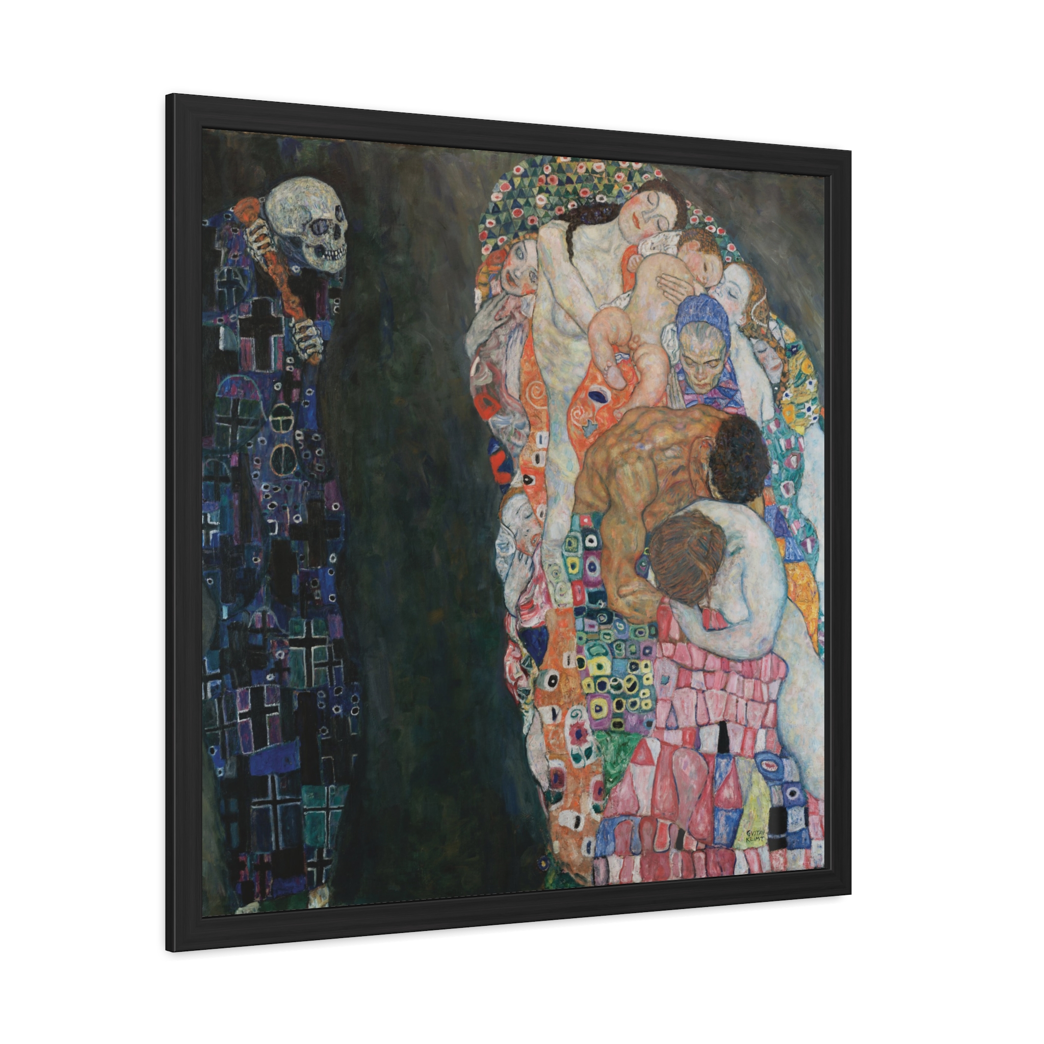 Death and Life (1910-1911) Framed Poster | Gustav Klimt Wall Art