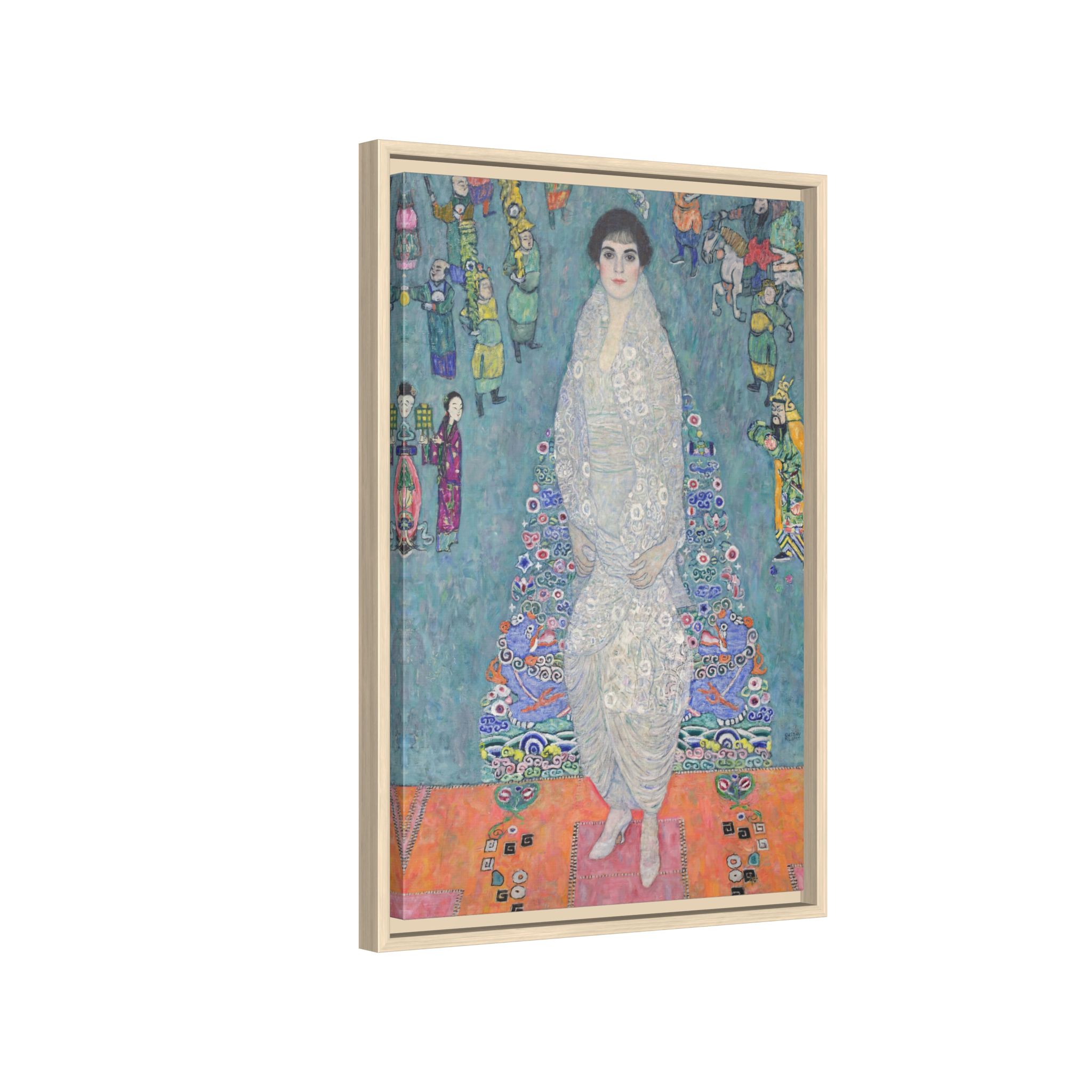 Portrait of Elisabeth Lederer (1914-1916) Framed Canvas | Gustav Klimt Wall Art