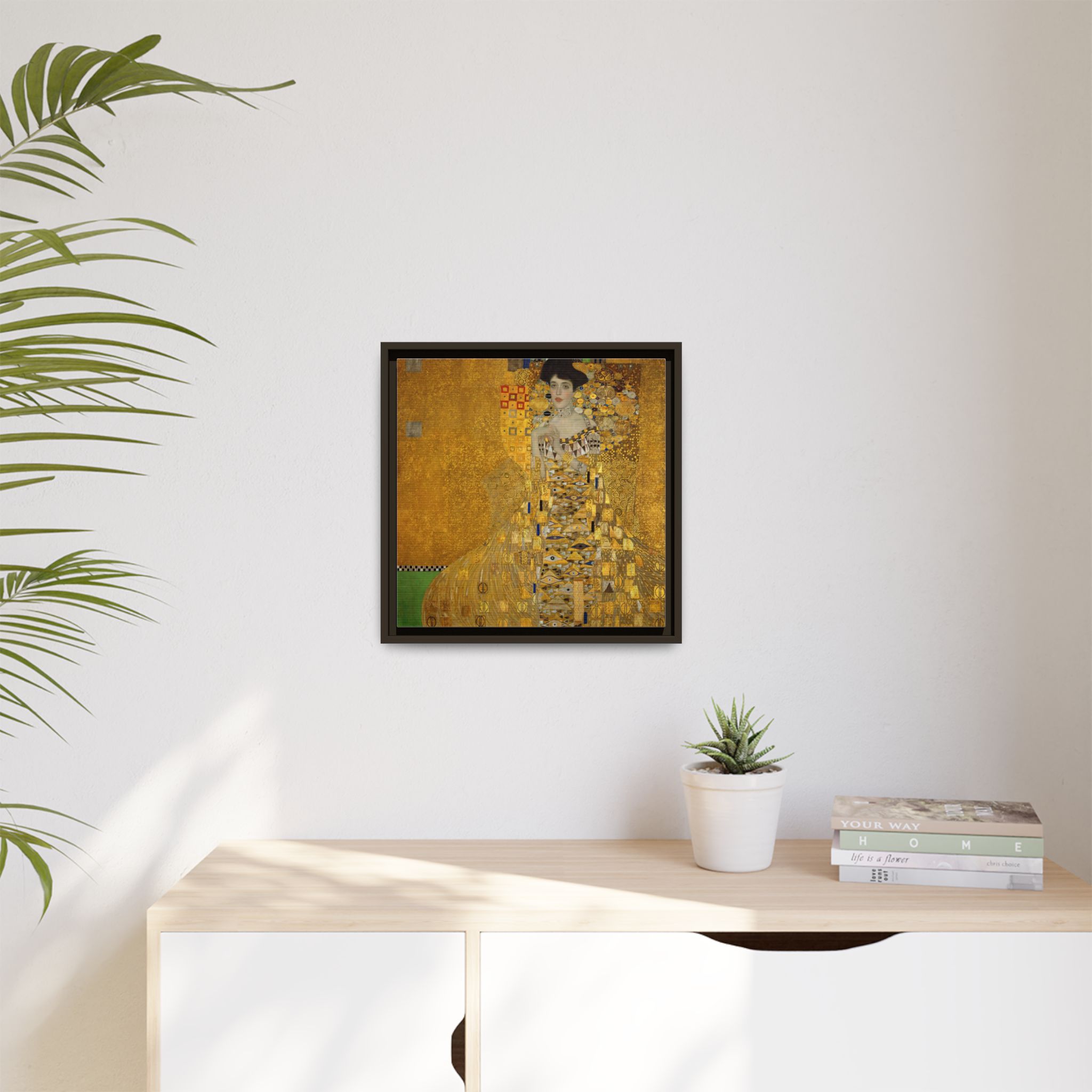 Portrait of Adele Bloch-Bauer I (1907) Framed Canvas | Gustav Klimt Wall Art