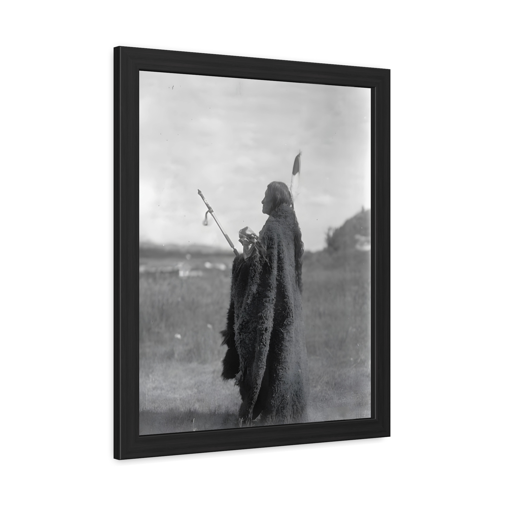 Hu Kalowa Pi Ceremony, Lakota (1907) Framed Poster | Photo Wall Art
