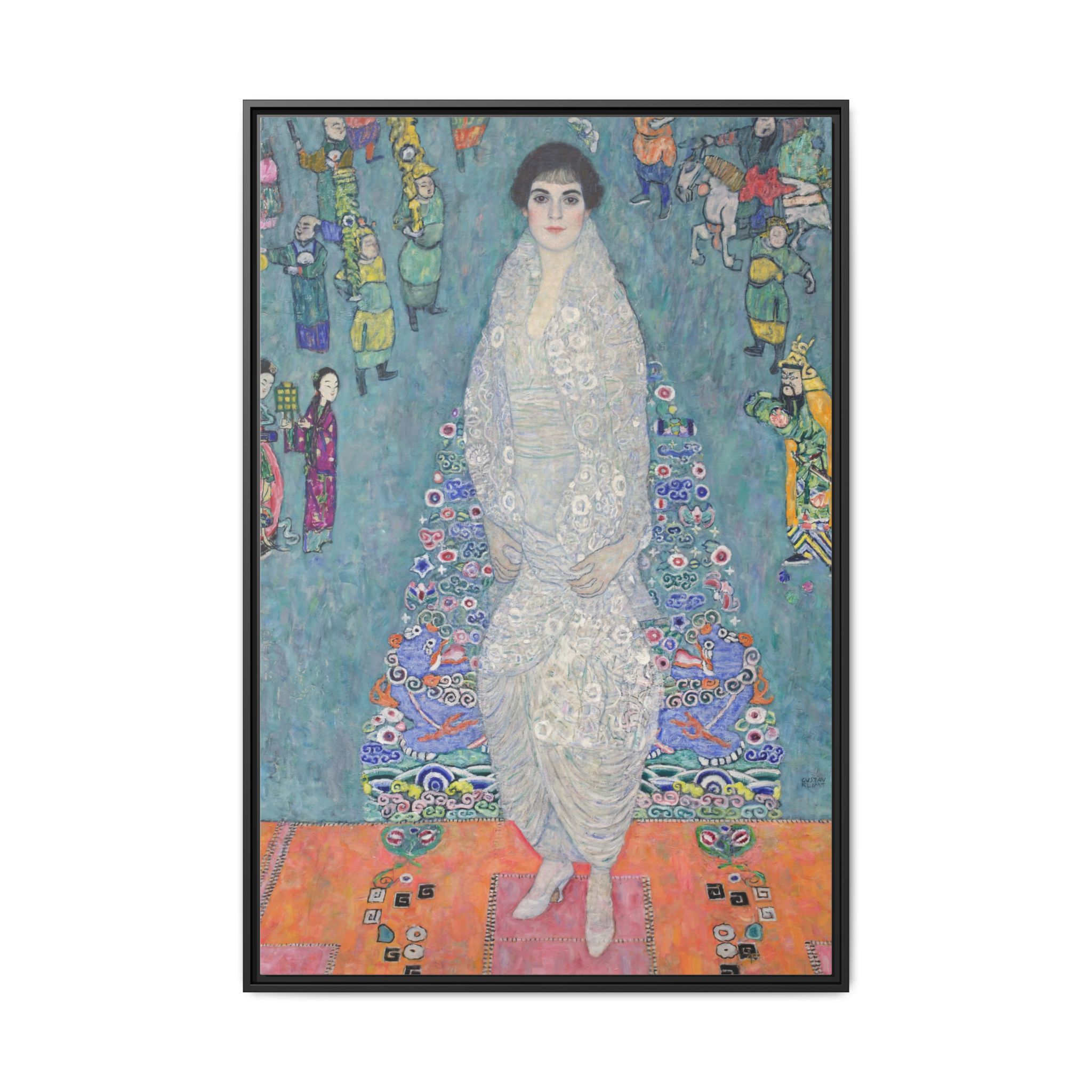 Portrait of Elisabeth Lederer (1914-1916) Framed Canvas | Gustav Klimt Wall Art