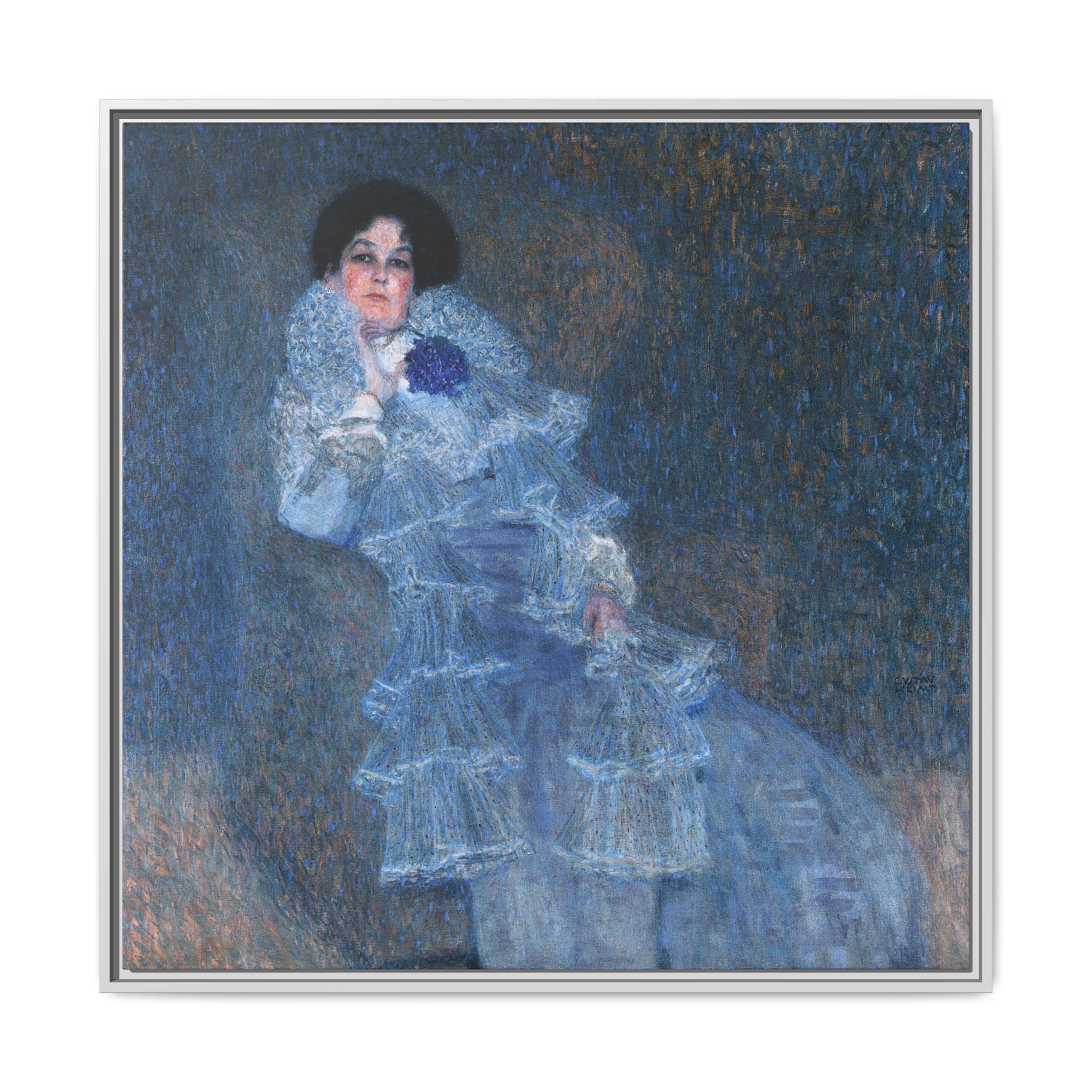 Portrait of Marie Henneberg (1901-1902) Framed Canvas | Gustav Klimt Wall Art