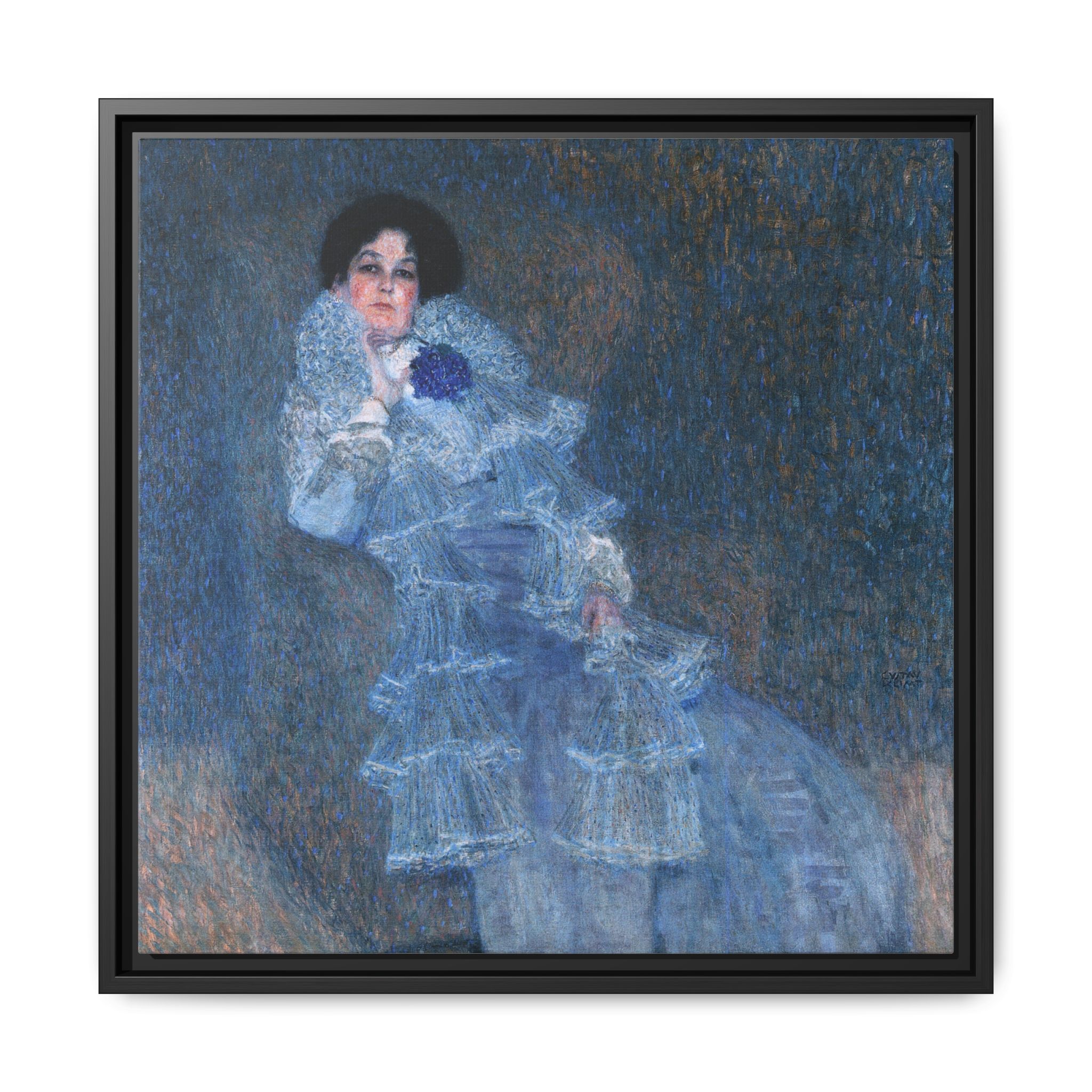 Portrait of Marie Henneberg (1901-1902) Framed Canvas | Gustav Klimt Wall Art