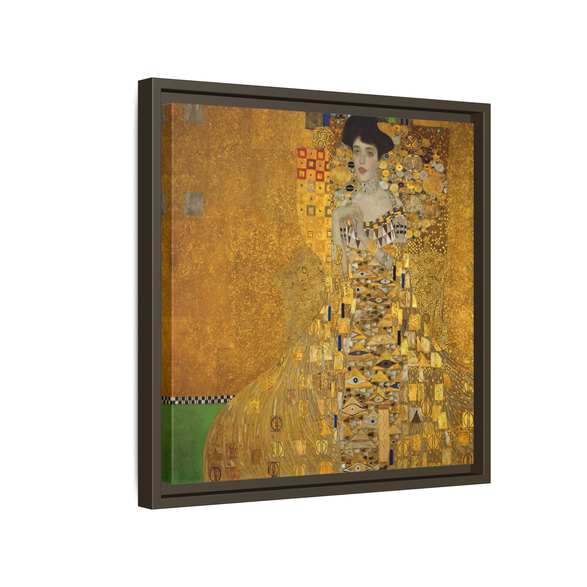 Portrait of Adele Bloch-Bauer I (1907) Framed Canvas | Gustav Klimt Wall Art