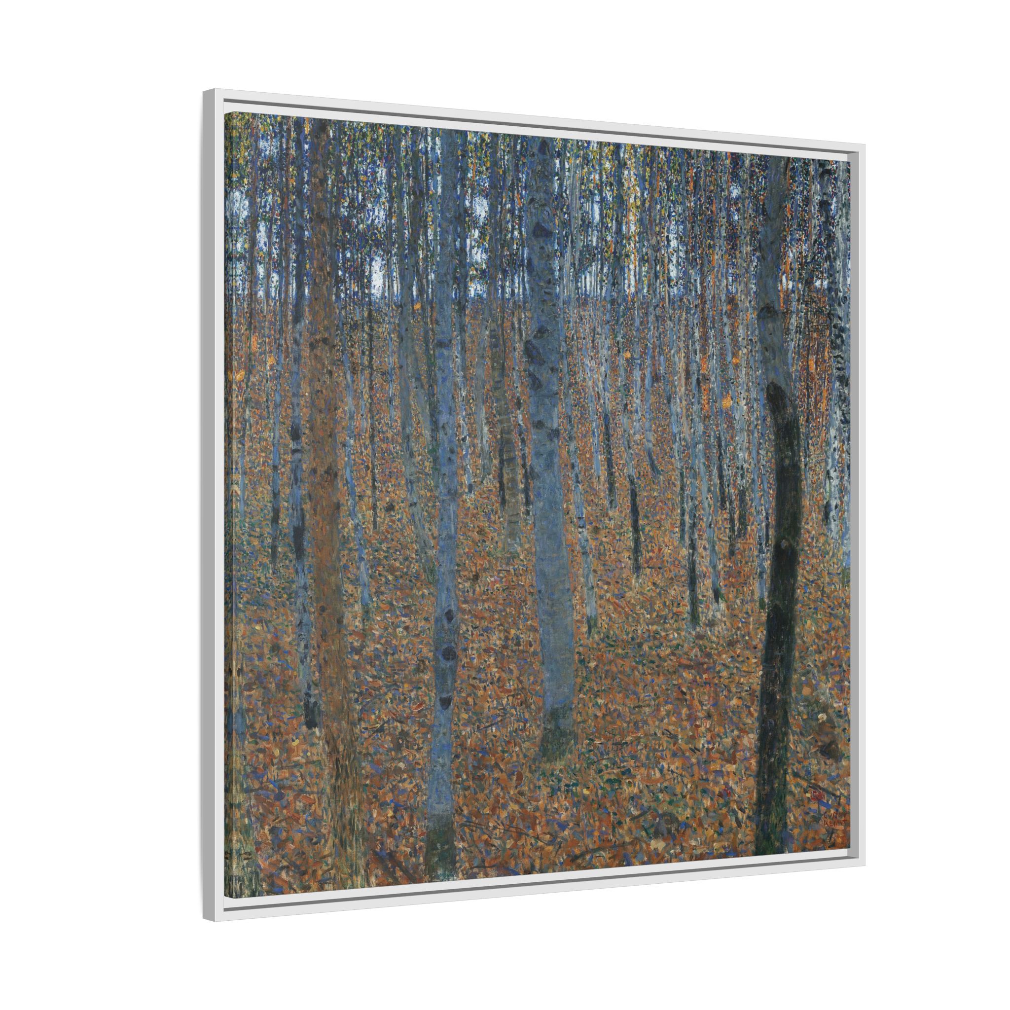 Beech Grove I (1902-1903) Framed Canvas | Gustav Klimt Wall Art