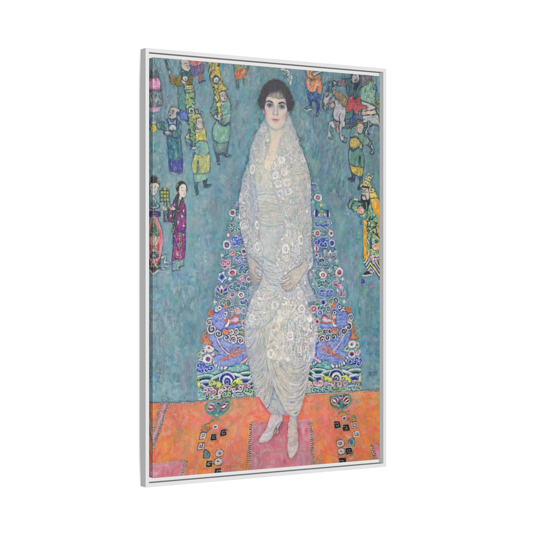 Portrait of Elisabeth Lederer (1914-1916) Framed Canvas | Gustav Klimt Wall Art