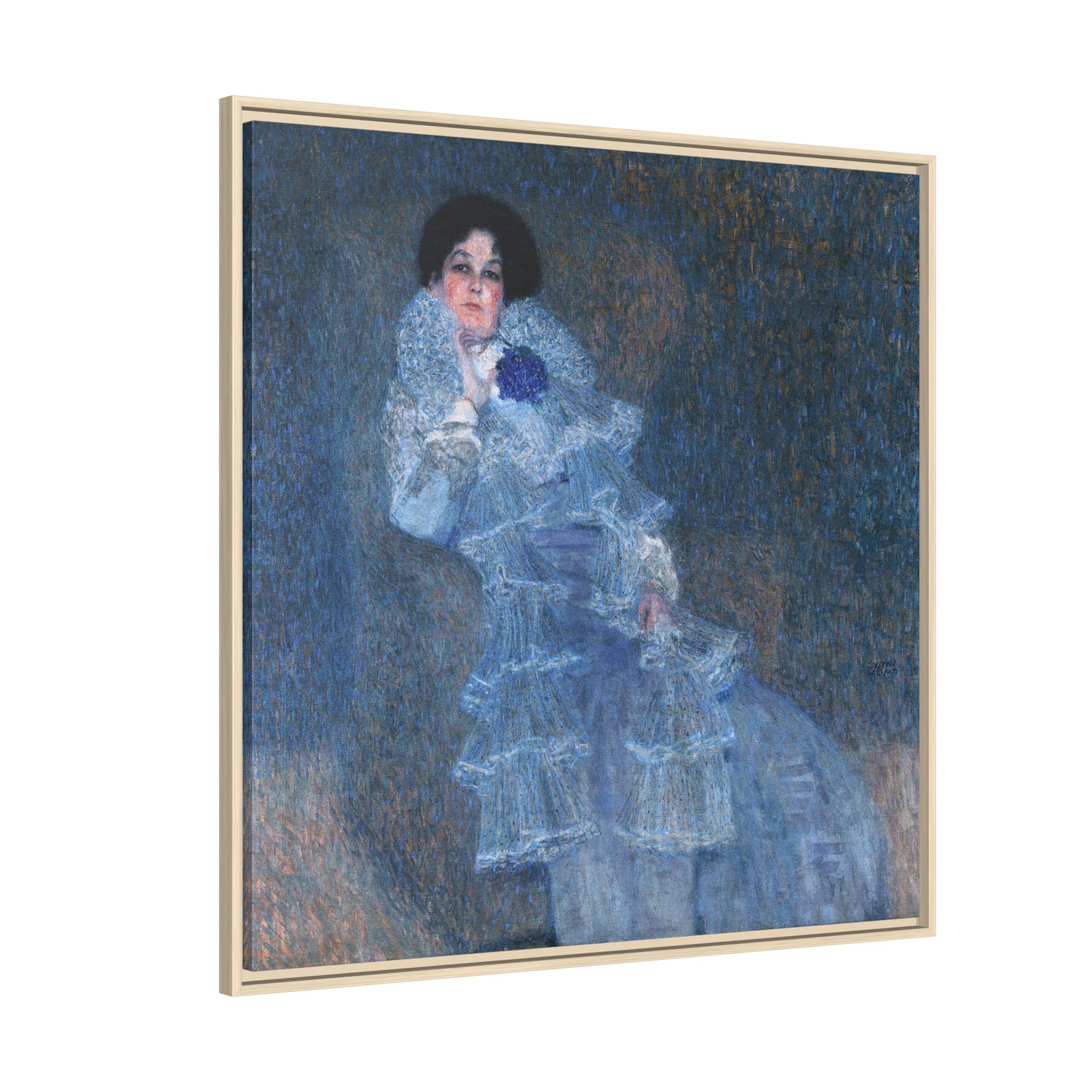 Portrait of Marie Henneberg (1901-1902) Framed Canvas | Gustav Klimt Wall Art