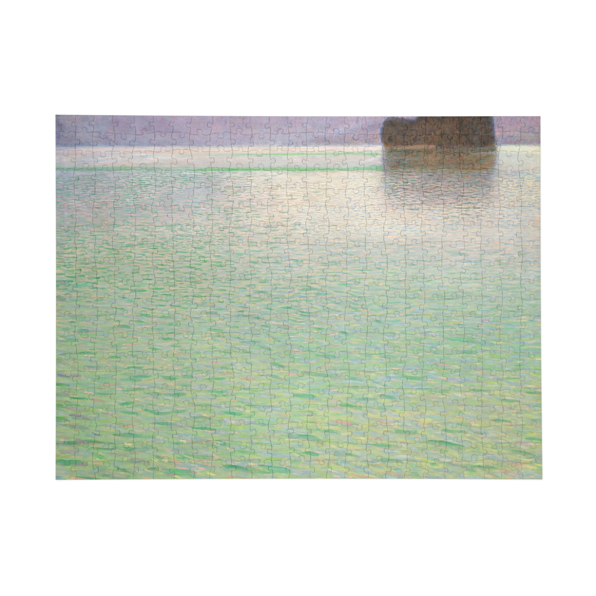 Island on the Attersee (1901) Art Puzzle | Gustav Klimt