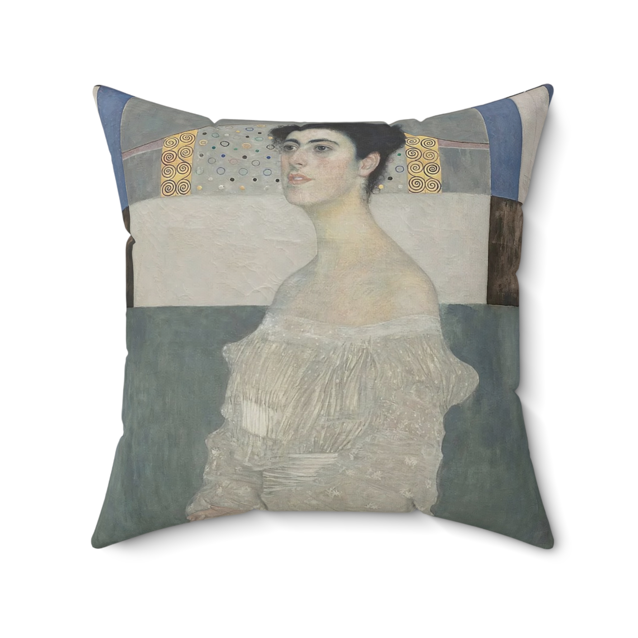 Portrait of Margaret Stonborough-Wittgenstein (1905) Throw Pillow | Gustav Klimt