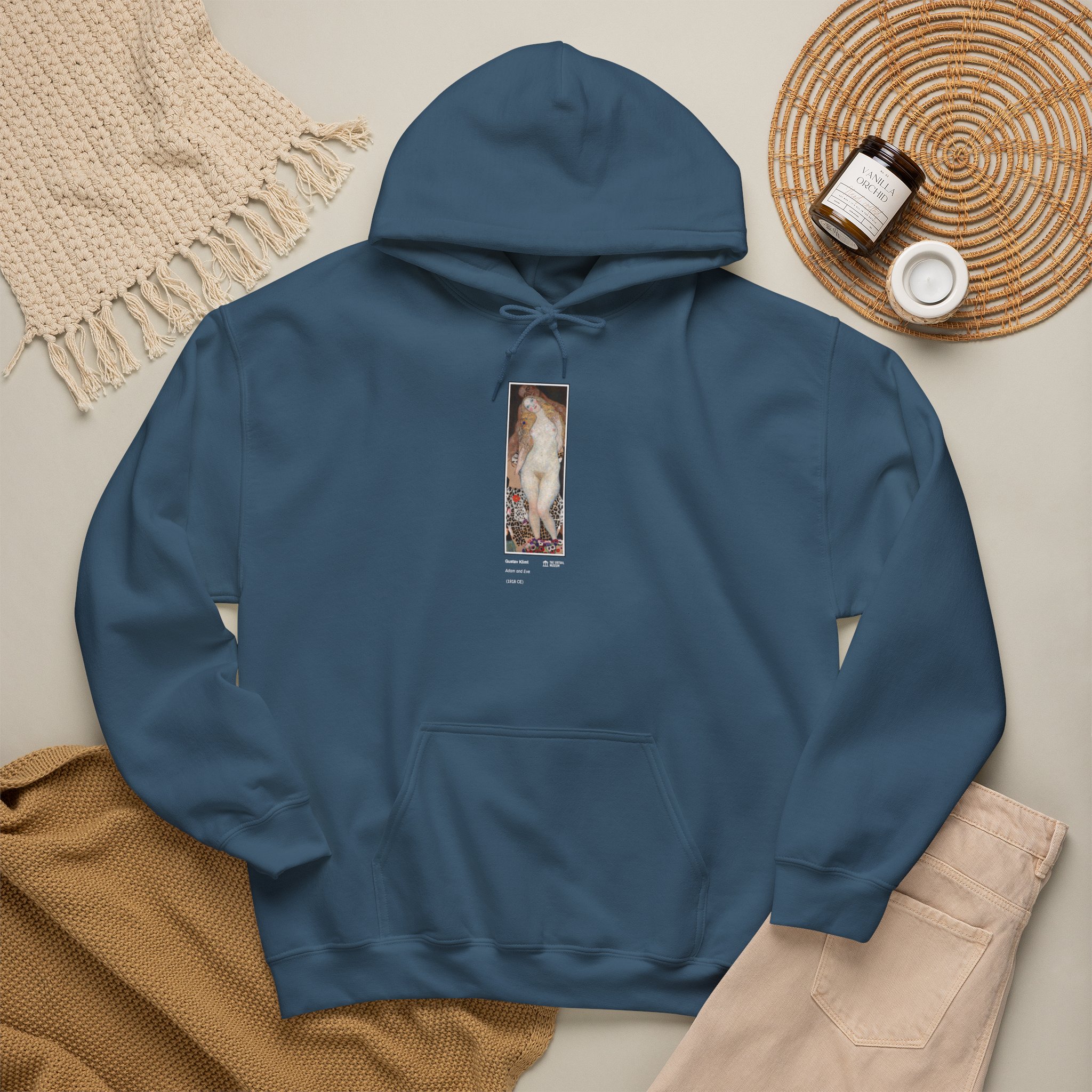 Adam and Eve (1918) Hoodie | Gustav Klimt