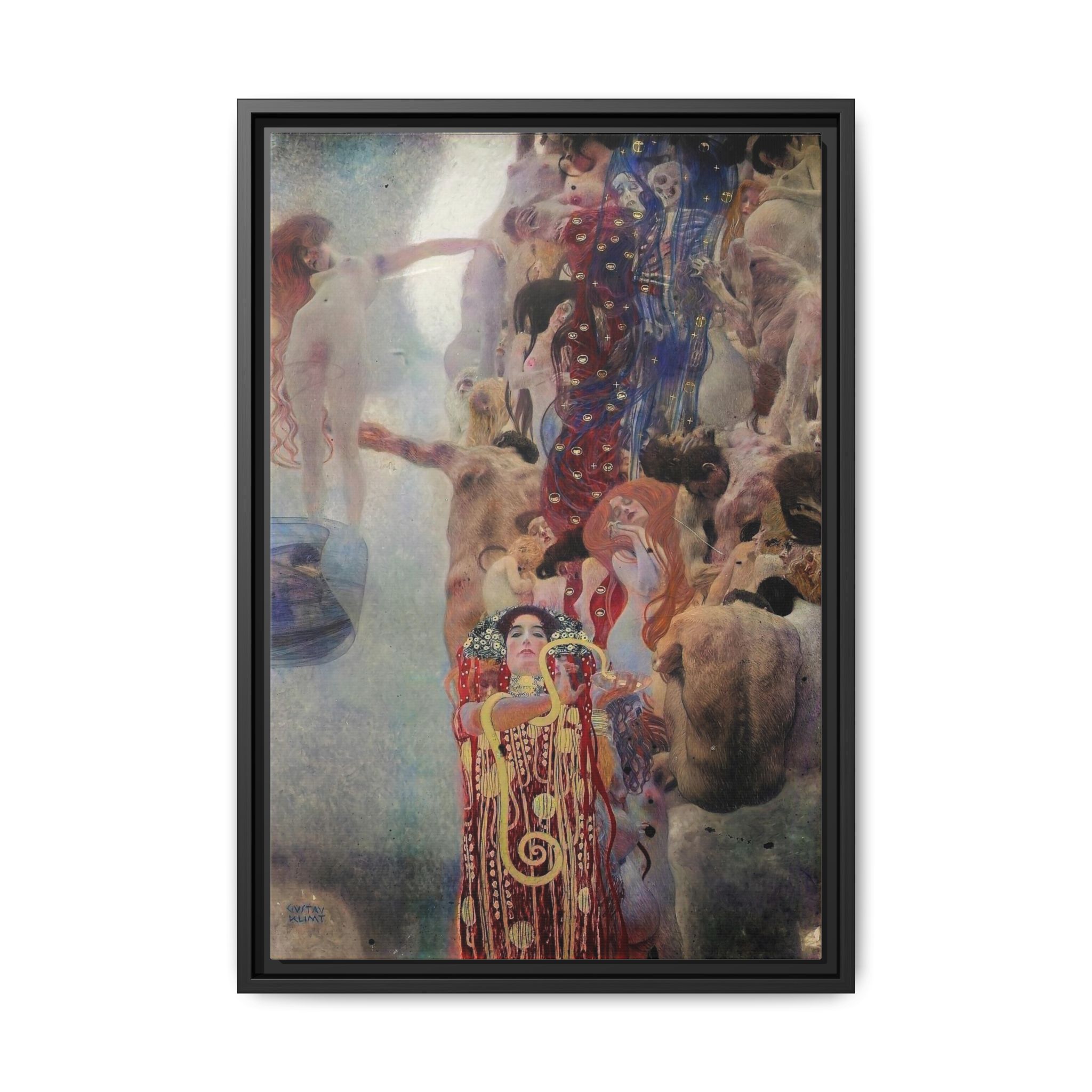 Medicine (1907 CE) Framed Canvas | Gustav Klimt Wall Art