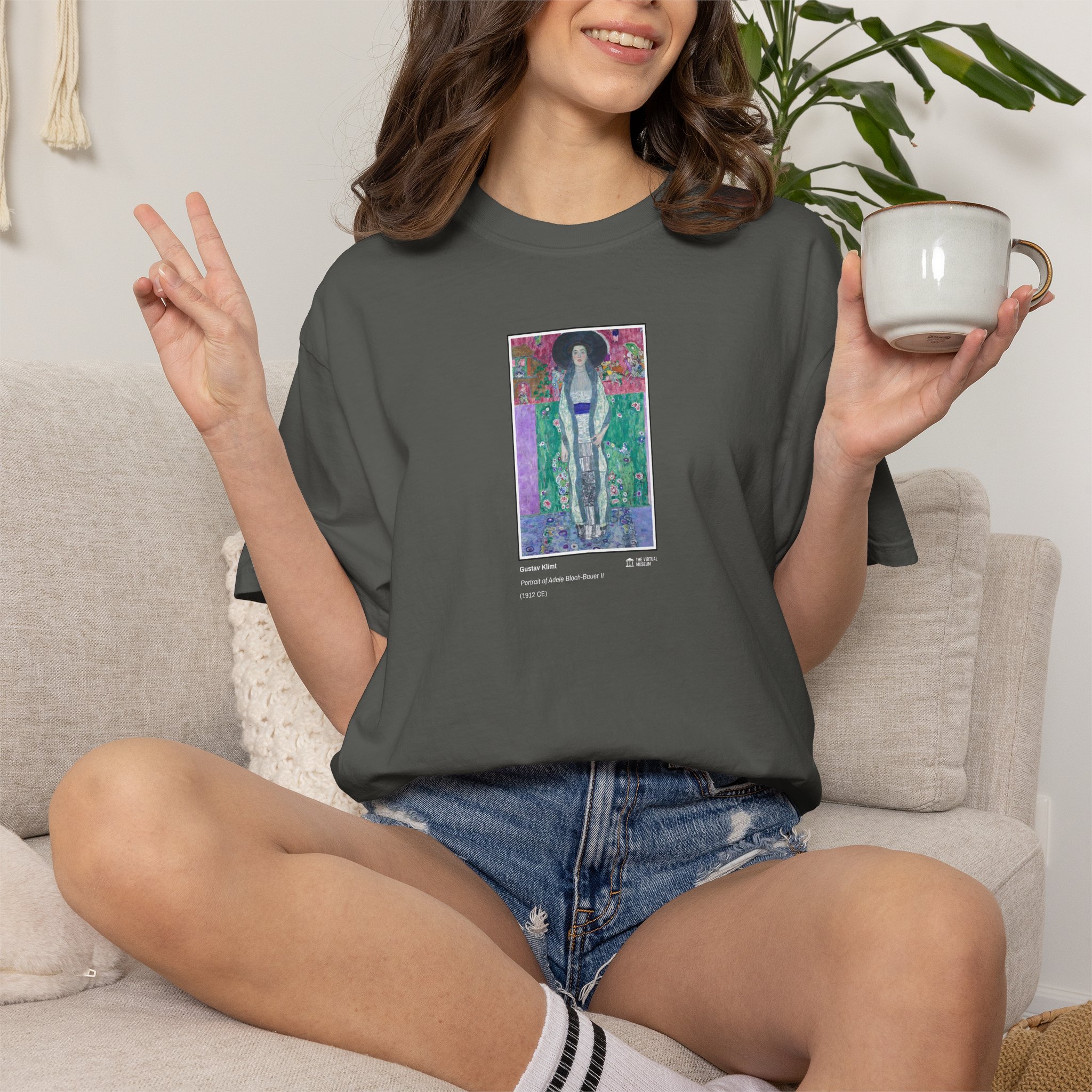 Portrait of Adele Bloch-Bauer II (1912) T-Shirt | Gustav Klimt