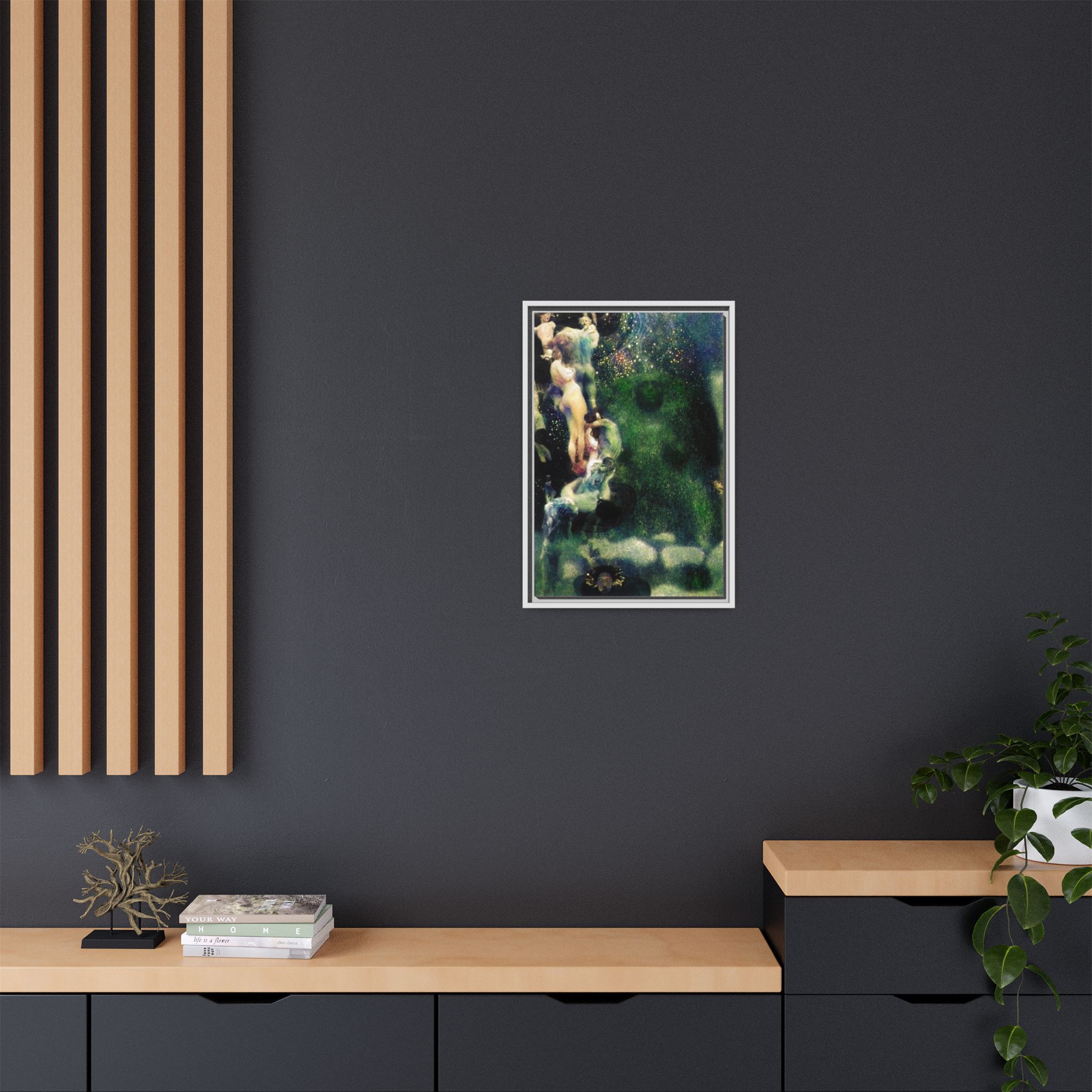 Philosophy (1907) Framed Canvas | Gustav Klimt Wall Art