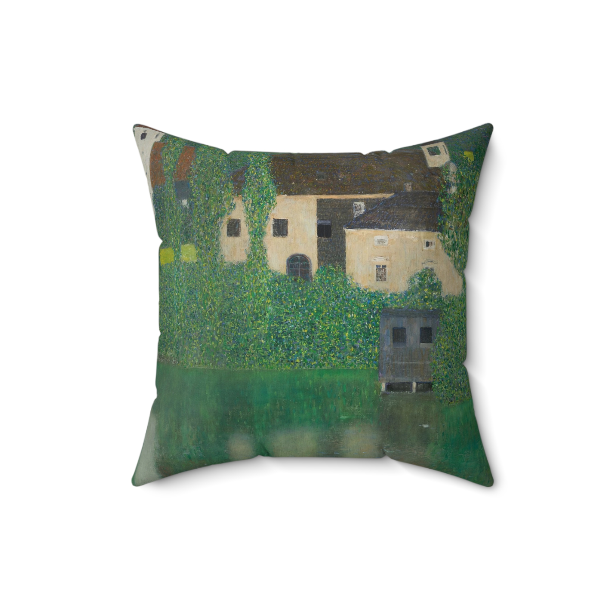 Schloss Kammer on the Attersee I (1908-1910) Throw Pillow | Gustav Klimt