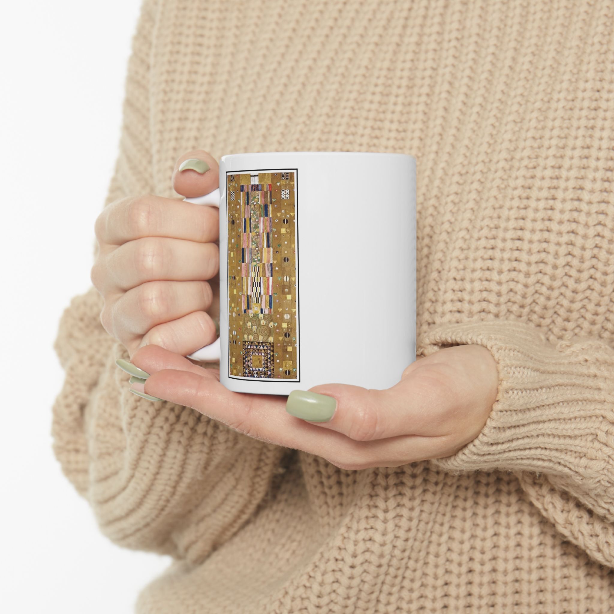 Stoclet Frieze: The Knight (1905-1911) Mug | Gustav Klimt