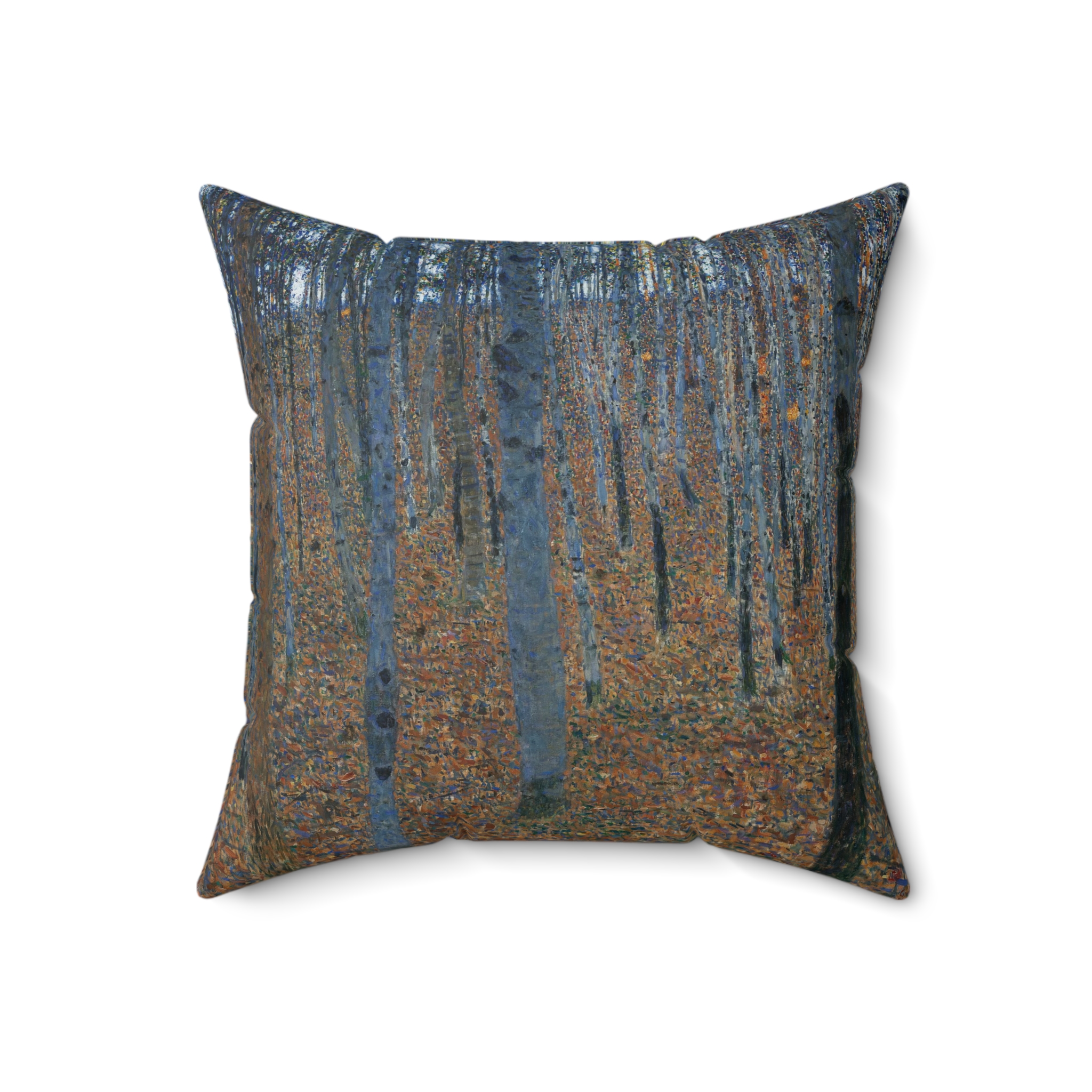 Beech Grove I (1902-1903) Throw Pillow | Gustav Klimt