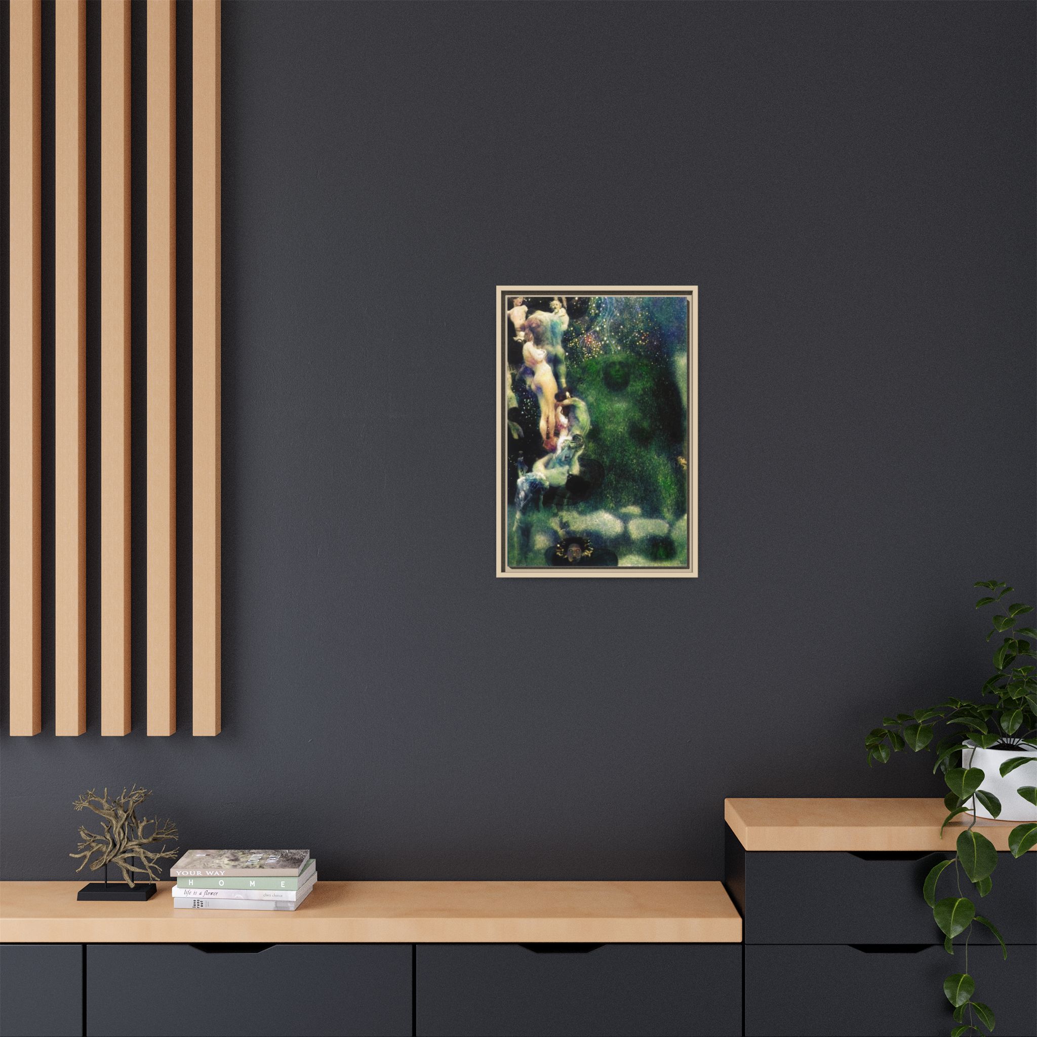 Philosophy (1907) Framed Canvas | Gustav Klimt Wall Art
