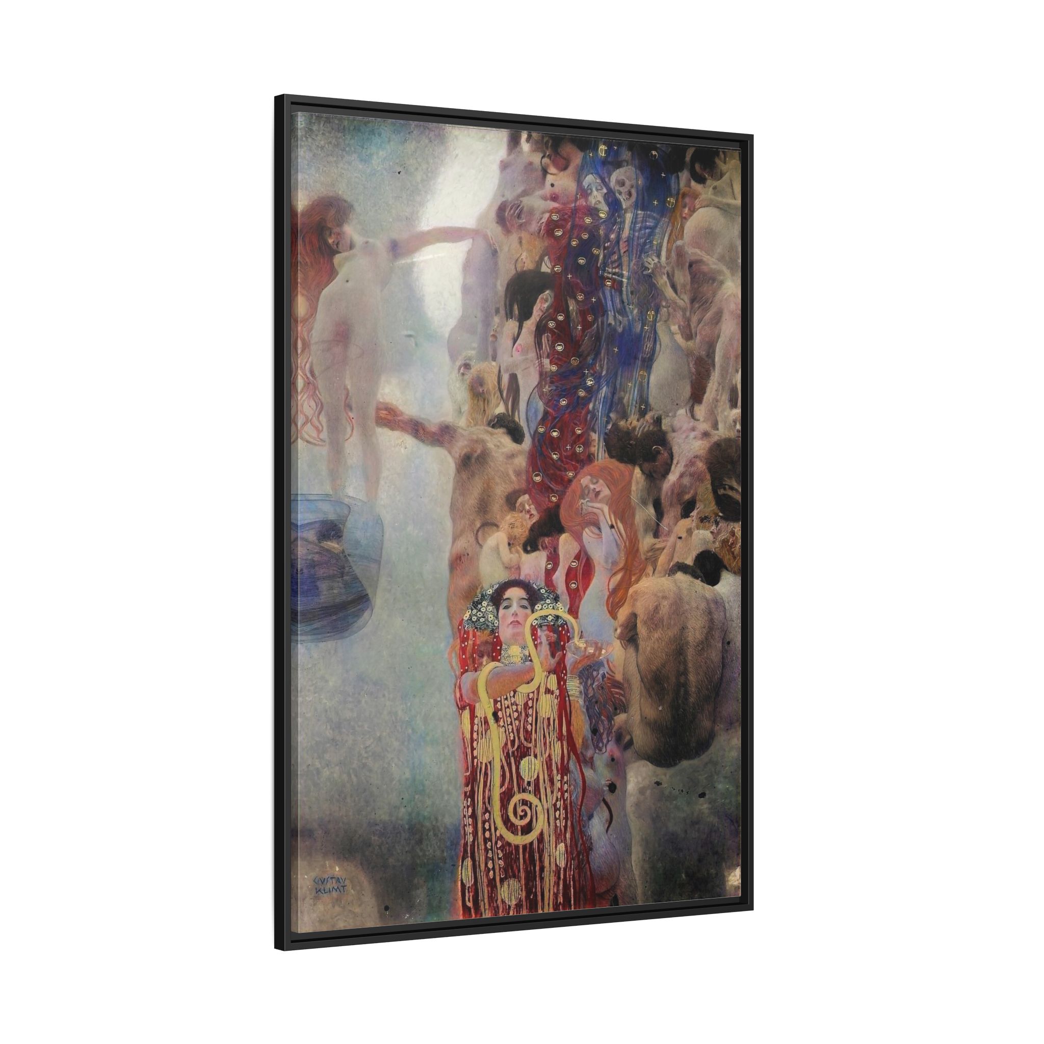 Medicine (1907 CE) Framed Canvas | Gustav Klimt Wall Art