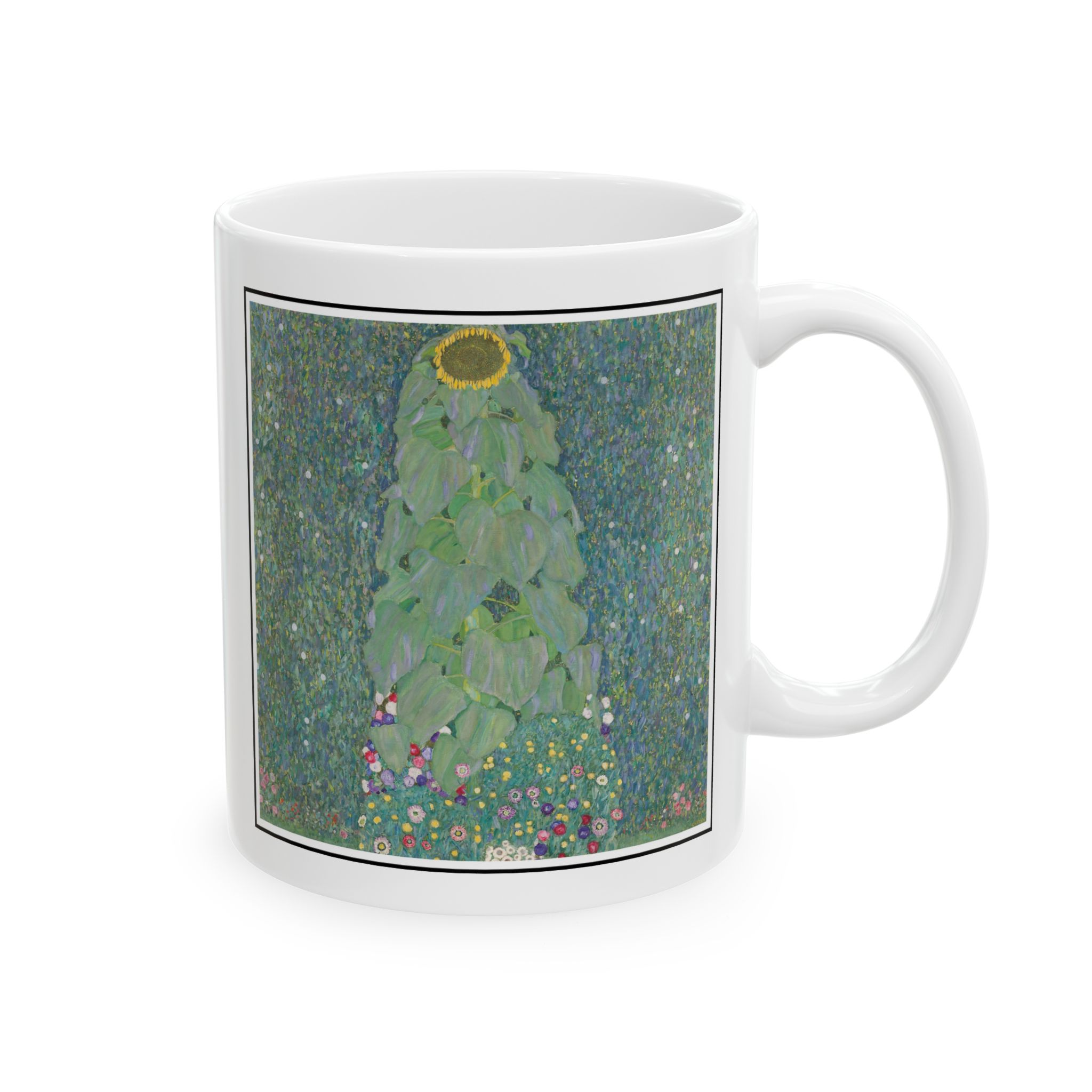 The Sunflower (1907-1908) Mug | Gustav Klimt