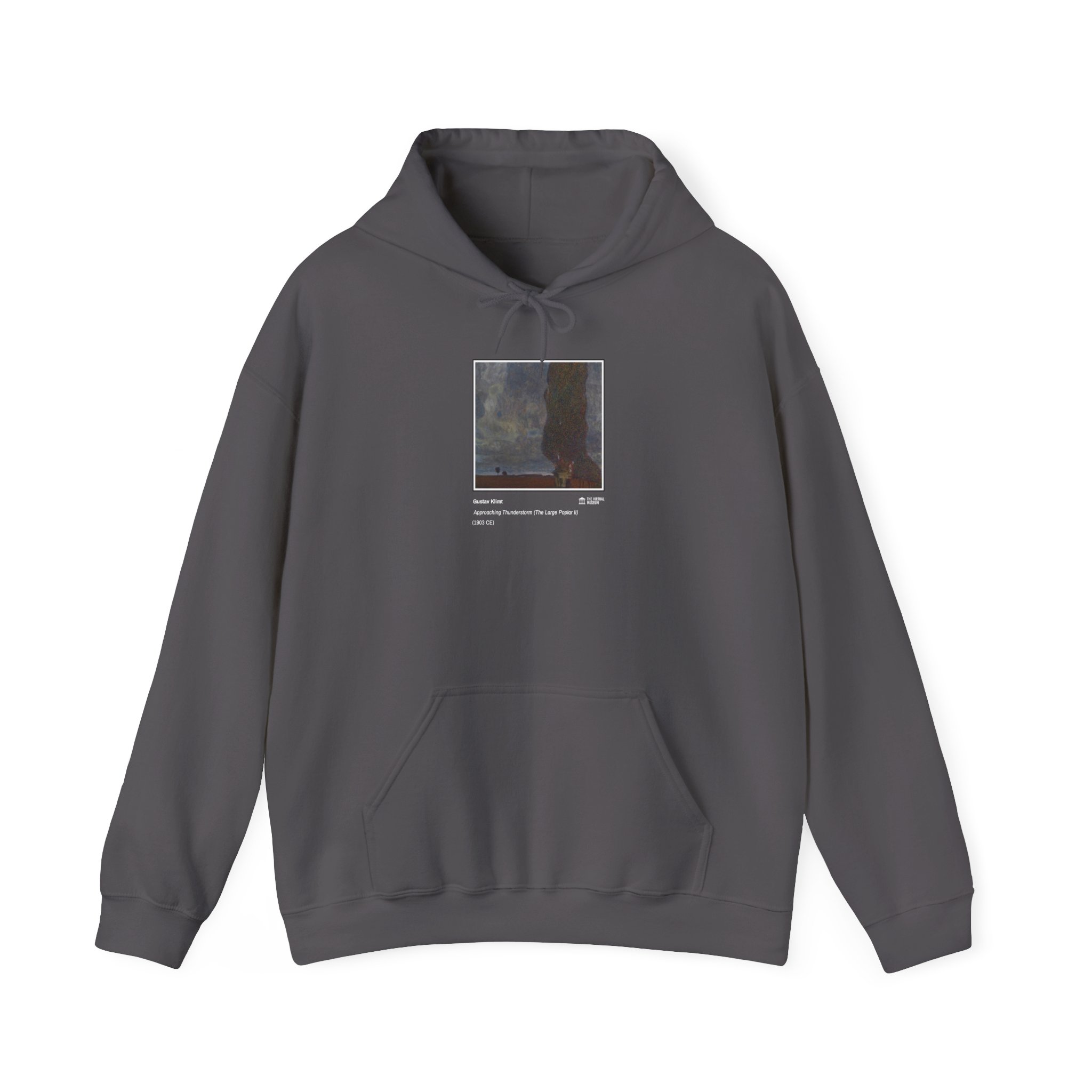 Approaching Thunderstorm (The Large Poplar II) (1903) Hoodie | Gustav Klimt