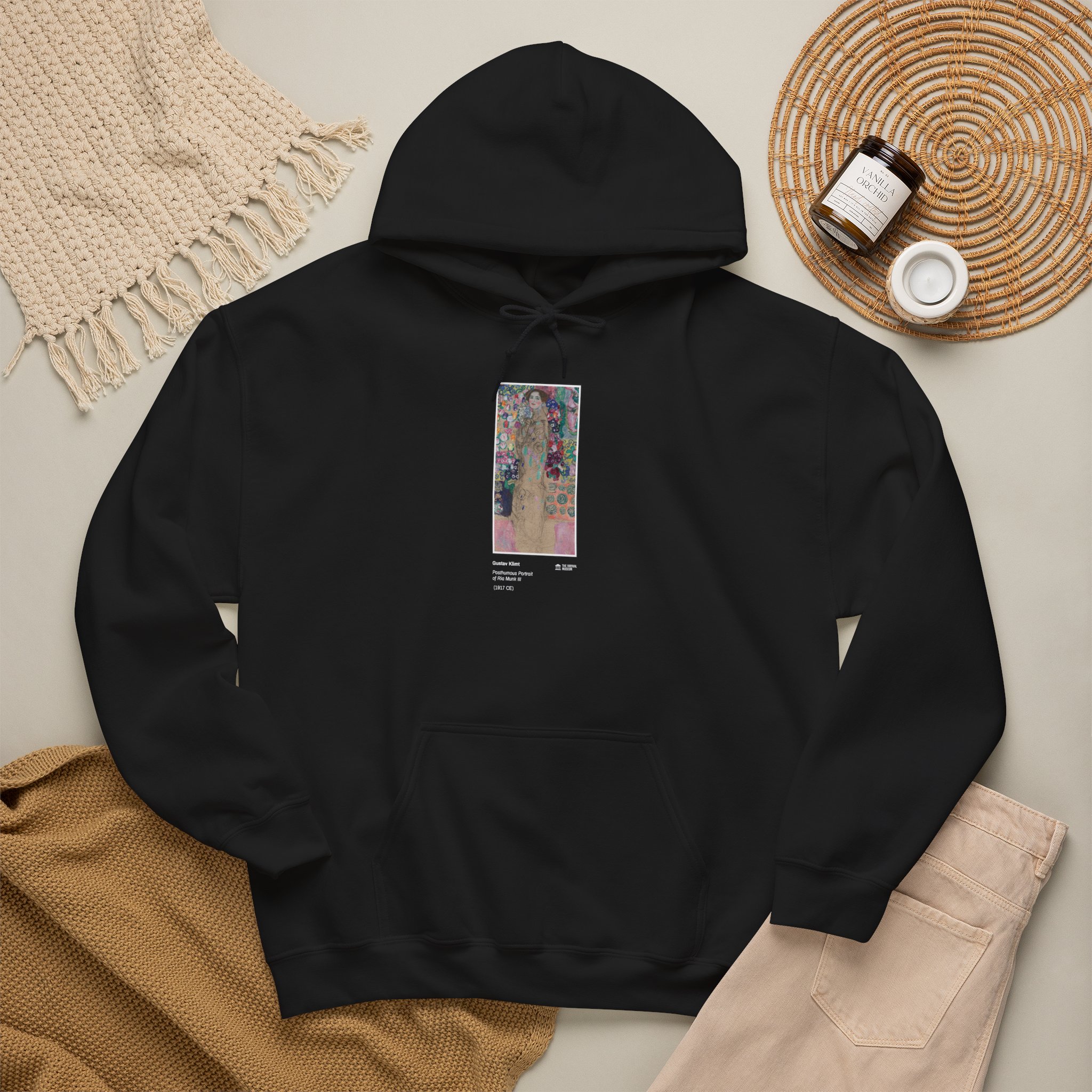 Posthumous Portrait of Ria Munk III (1917) Hoodie | Gustav Klimt