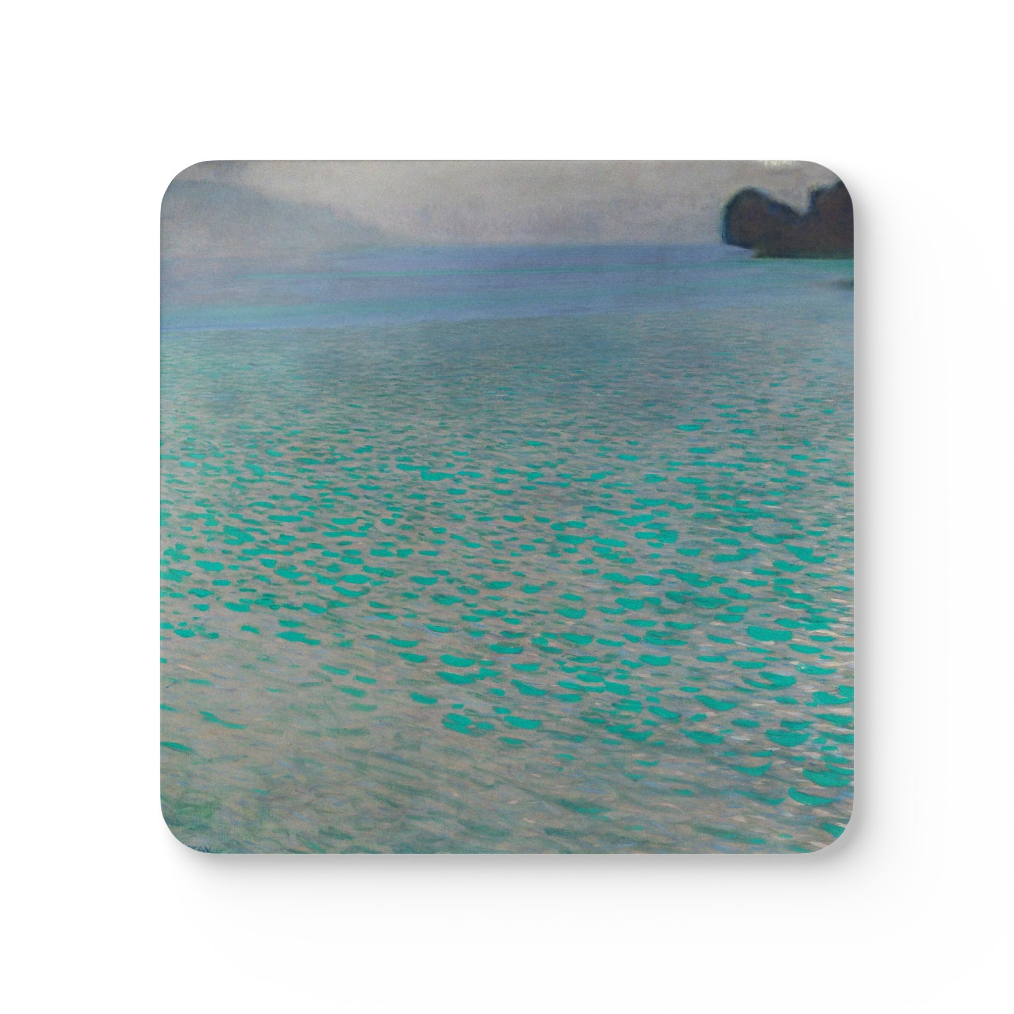 At Lake Attersee (1900) Coaster Set | Gustav Klimt