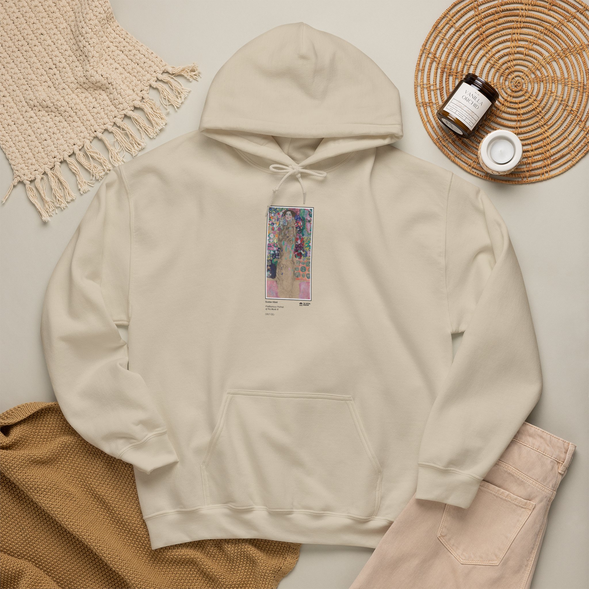 Posthumous Portrait of Ria Munk III (1917) Hoodie | Gustav Klimt