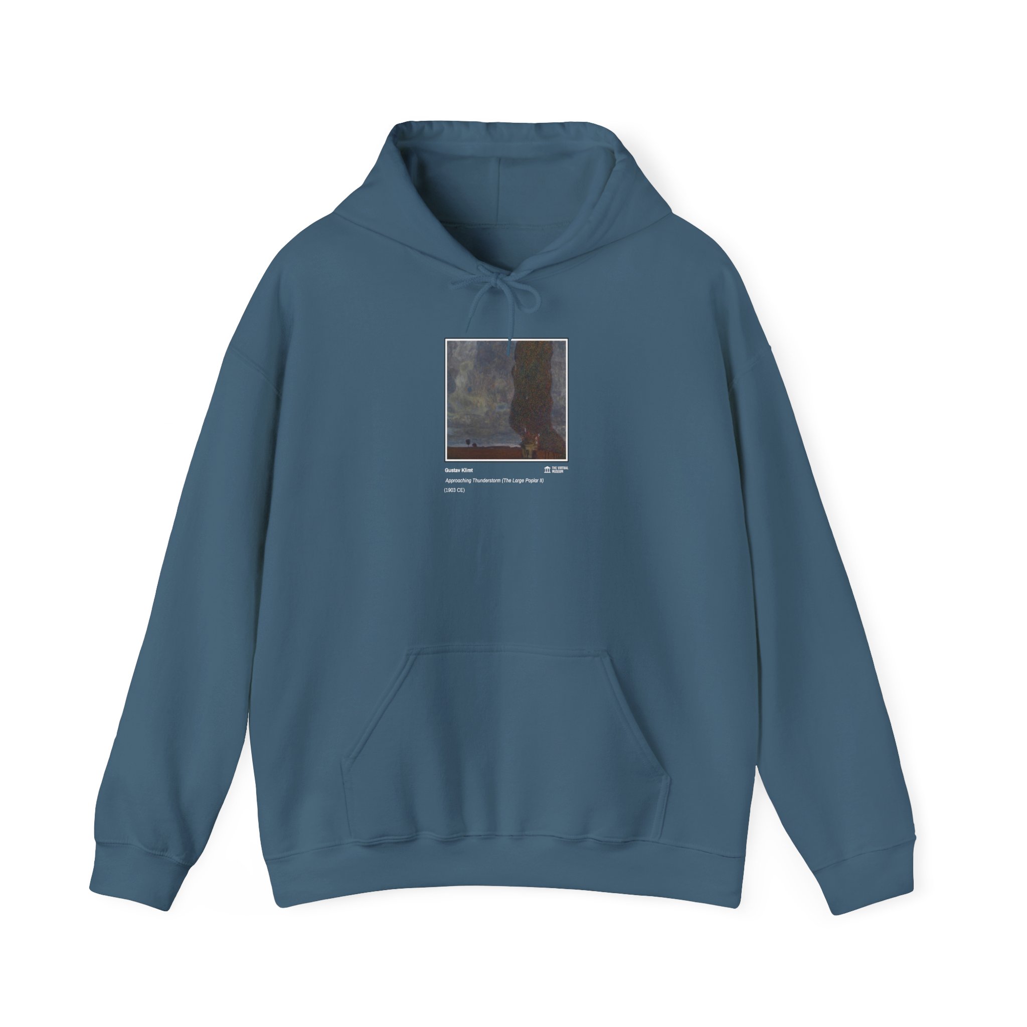 Approaching Thunderstorm (The Large Poplar II) (1903) Hoodie | Gustav Klimt
