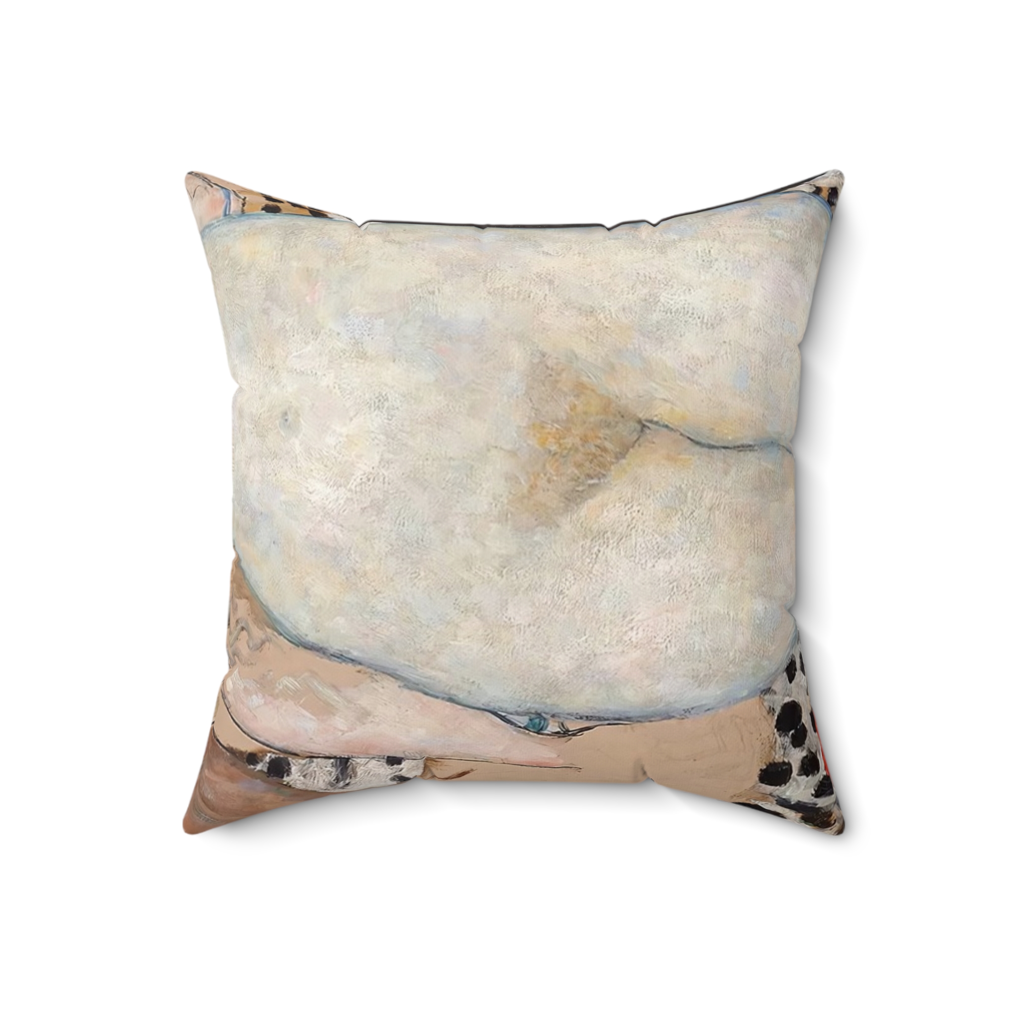 Adam and Eve (1918) Throw Pillow | Gustav Klimt