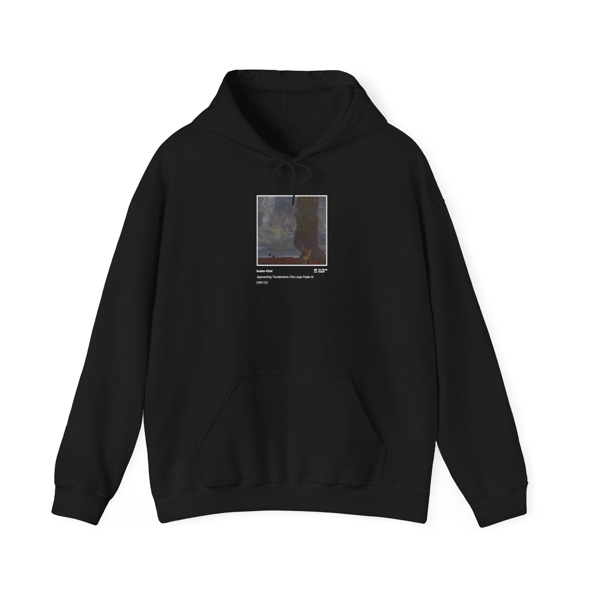 Approaching Thunderstorm (The Large Poplar II) (1903) Hoodie | Gustav Klimt