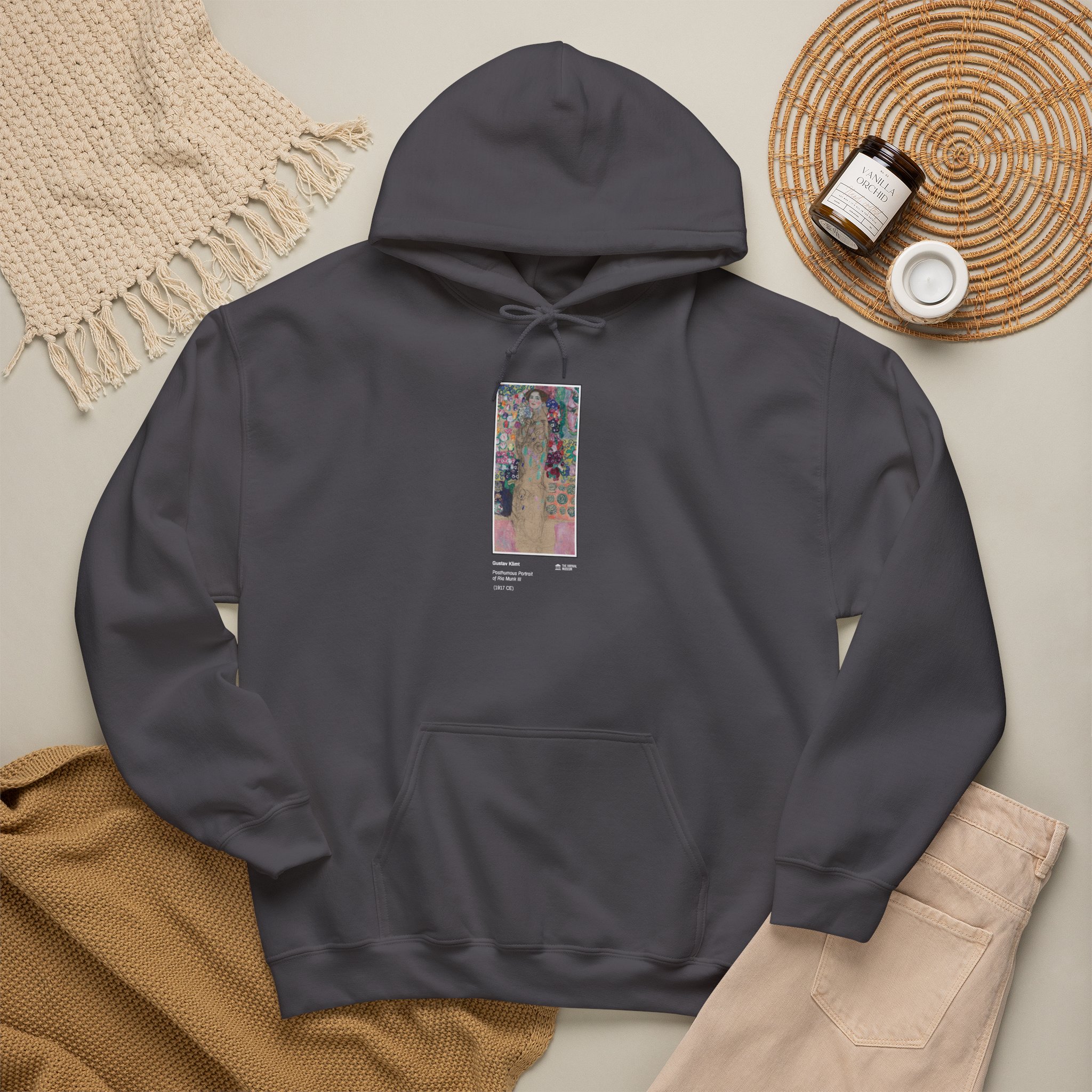 Posthumous Portrait of Ria Munk III (1917) Hoodie | Gustav Klimt